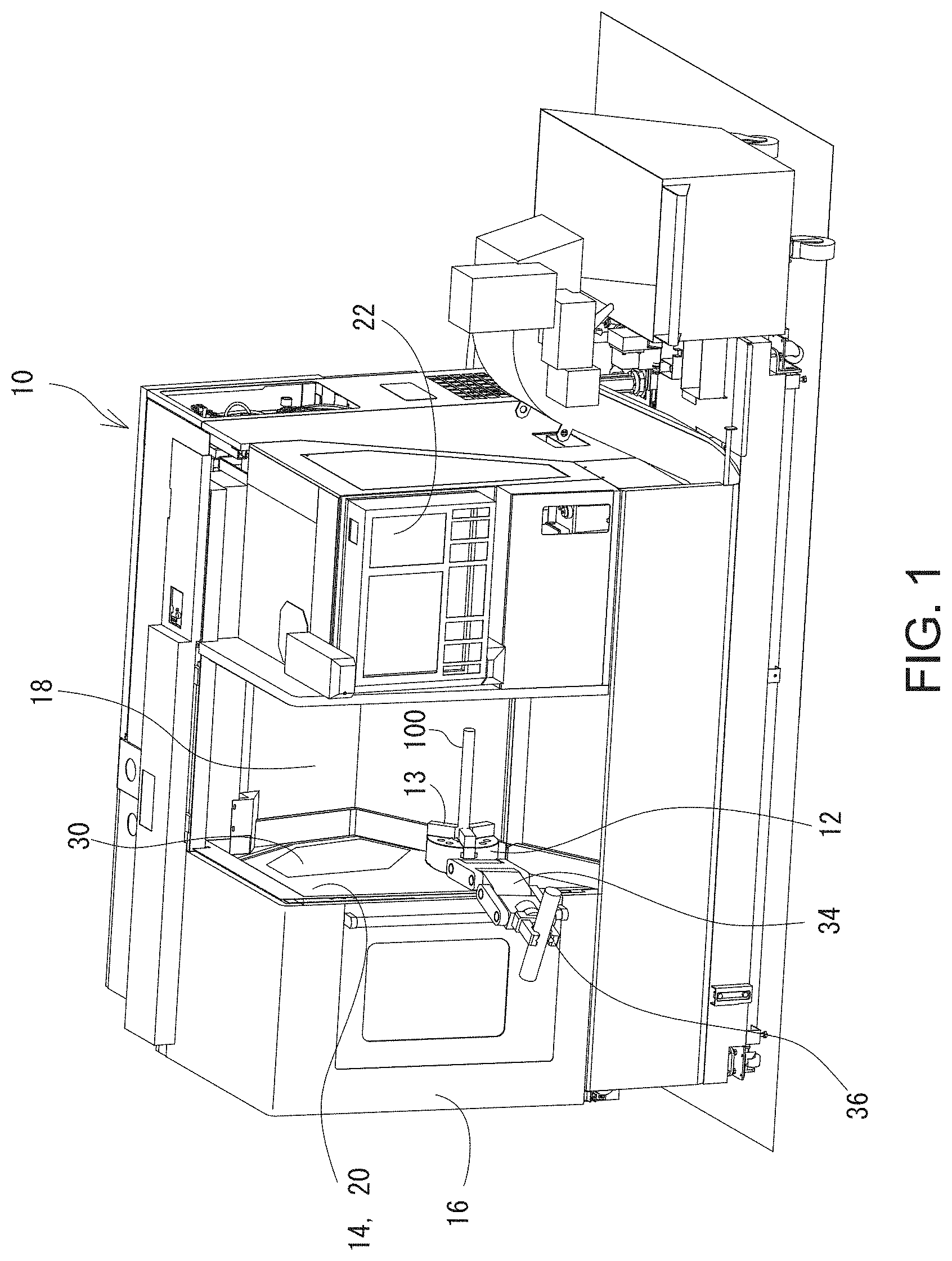 Patent US11772216 — Machine tool — Figure 1