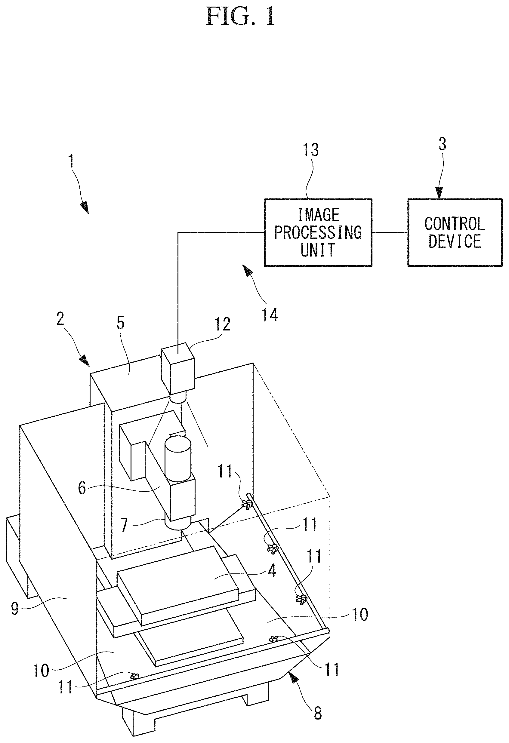 Patent US11772220 — Machine tool system — Figure 1