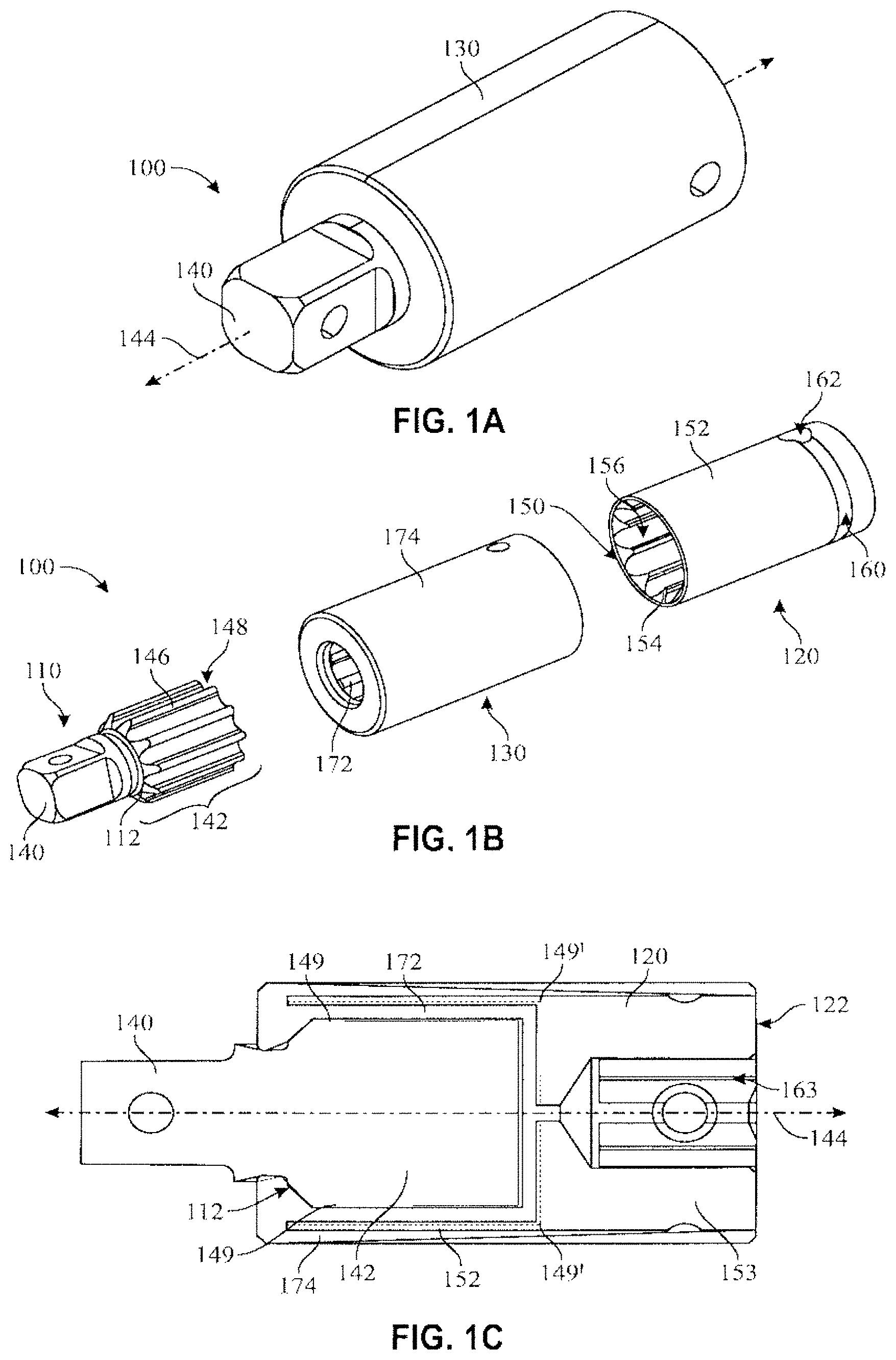 Patent US11772241 Figure 1 – Electrically isolated tool with failsafe coating