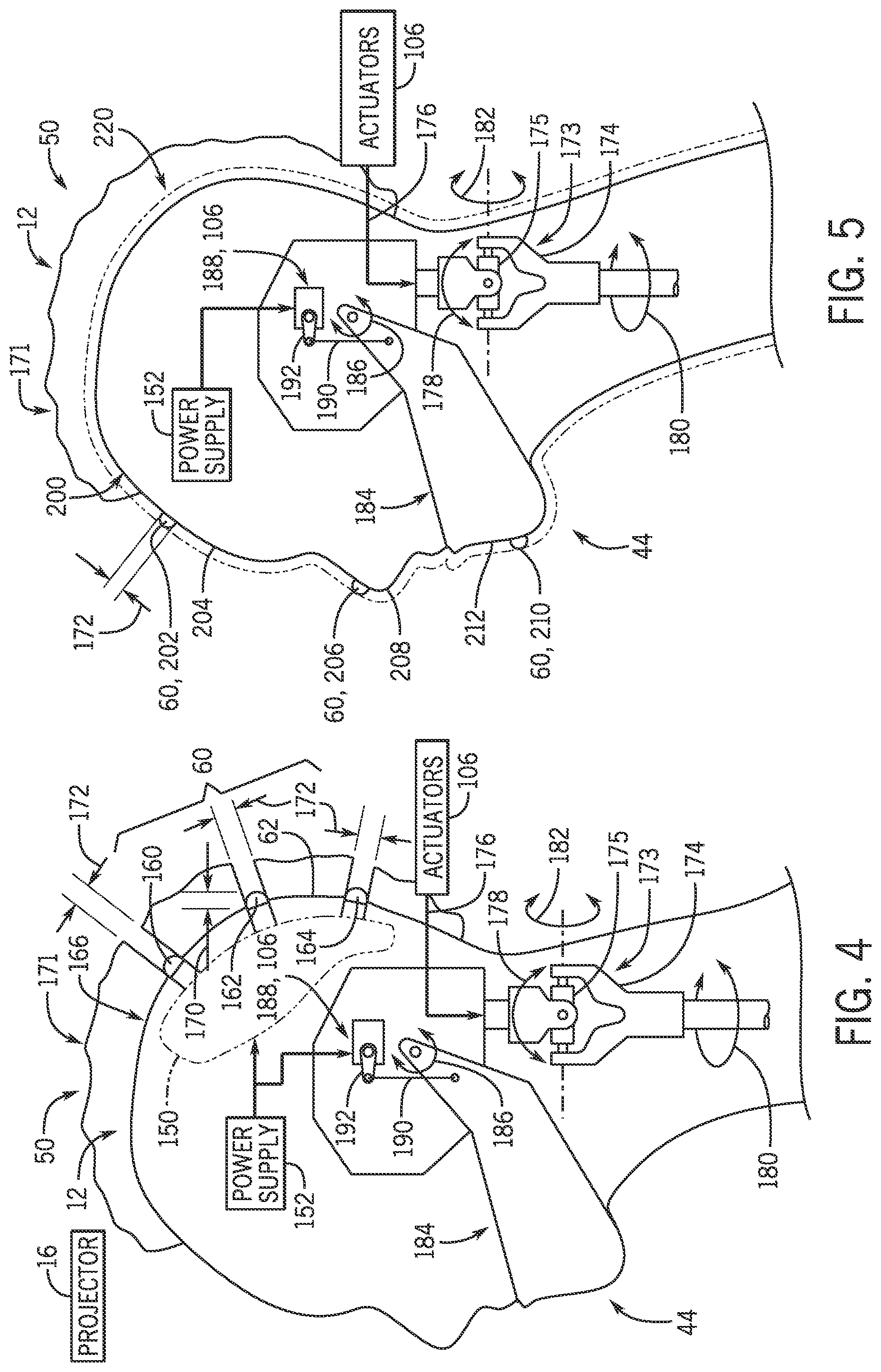 Patent US11772276 Figure 4 – Systems and methods for optical performance captured animated figure with real-time reactive projected media