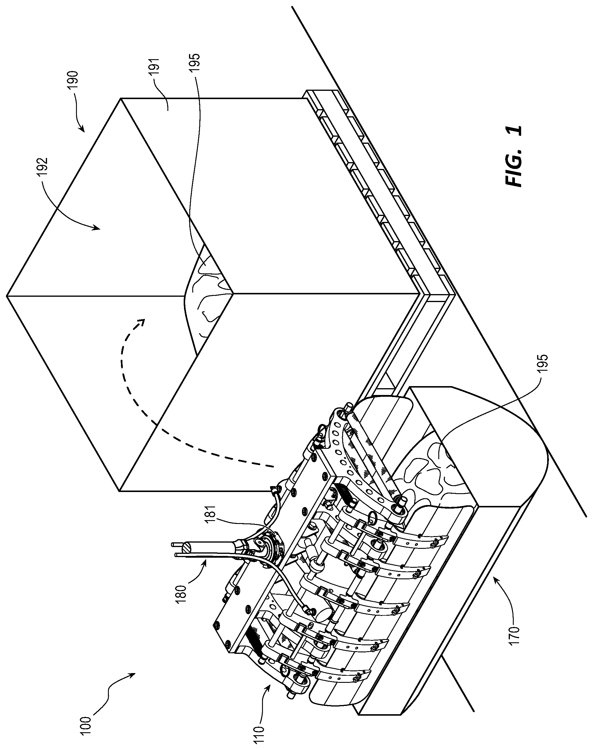 Patent US11772279 — Product stacking end of arm tool — Figure 1