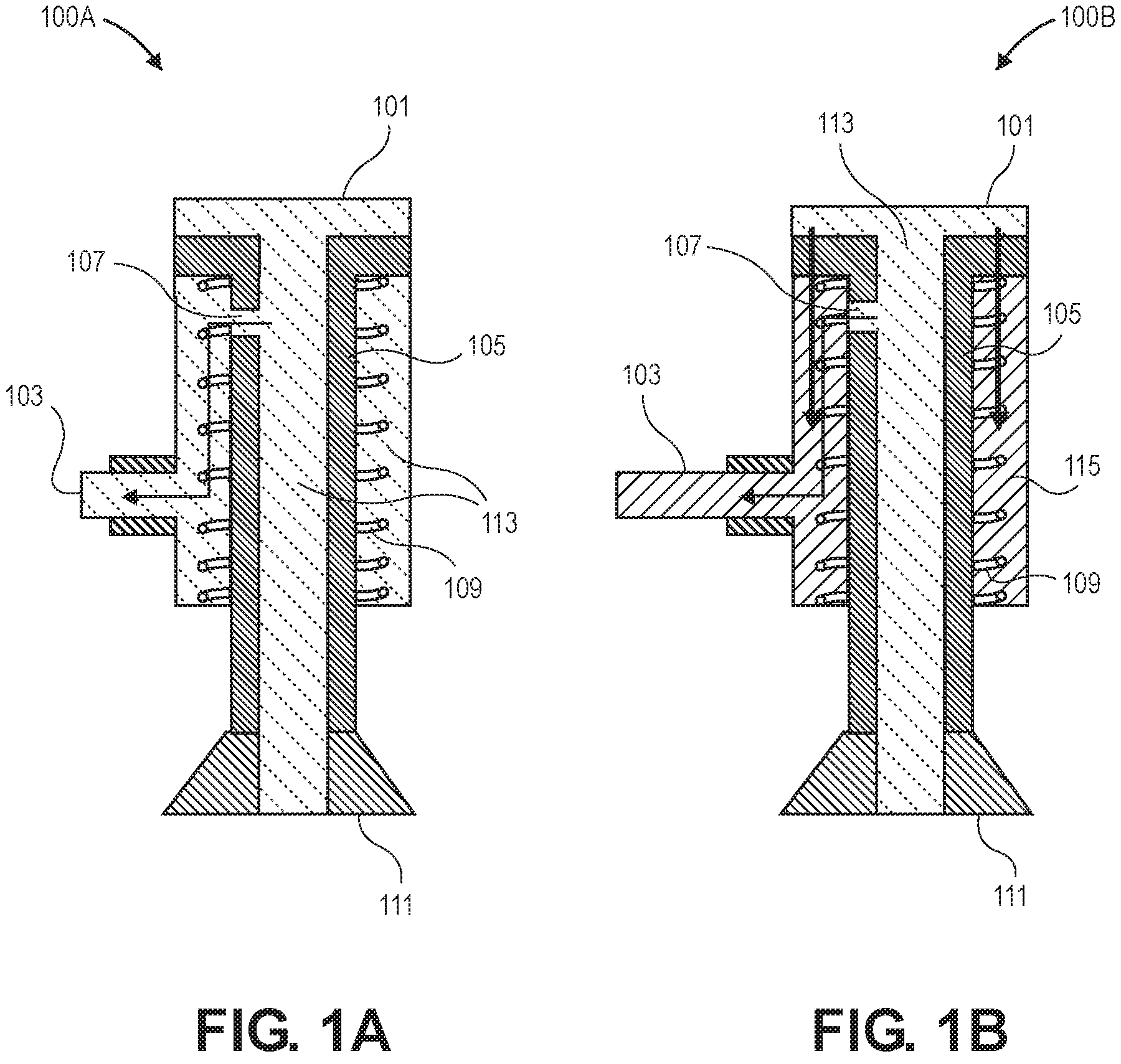 Patent US11772281 — Vacuum-actuated end of arm tools with suction cups and extendible pistons — Figure 1
