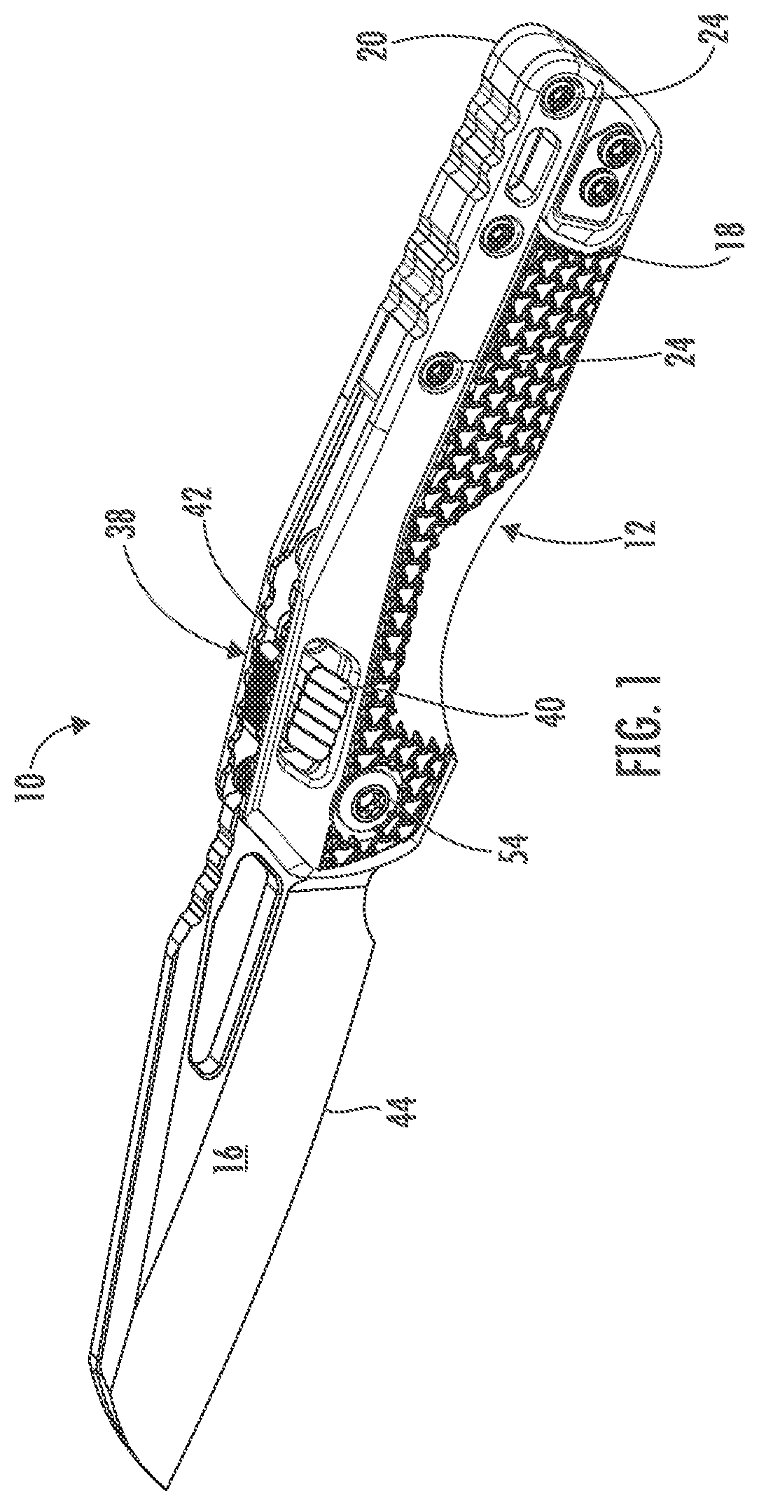 Patent US11772287 — Folding knife — Figure 1