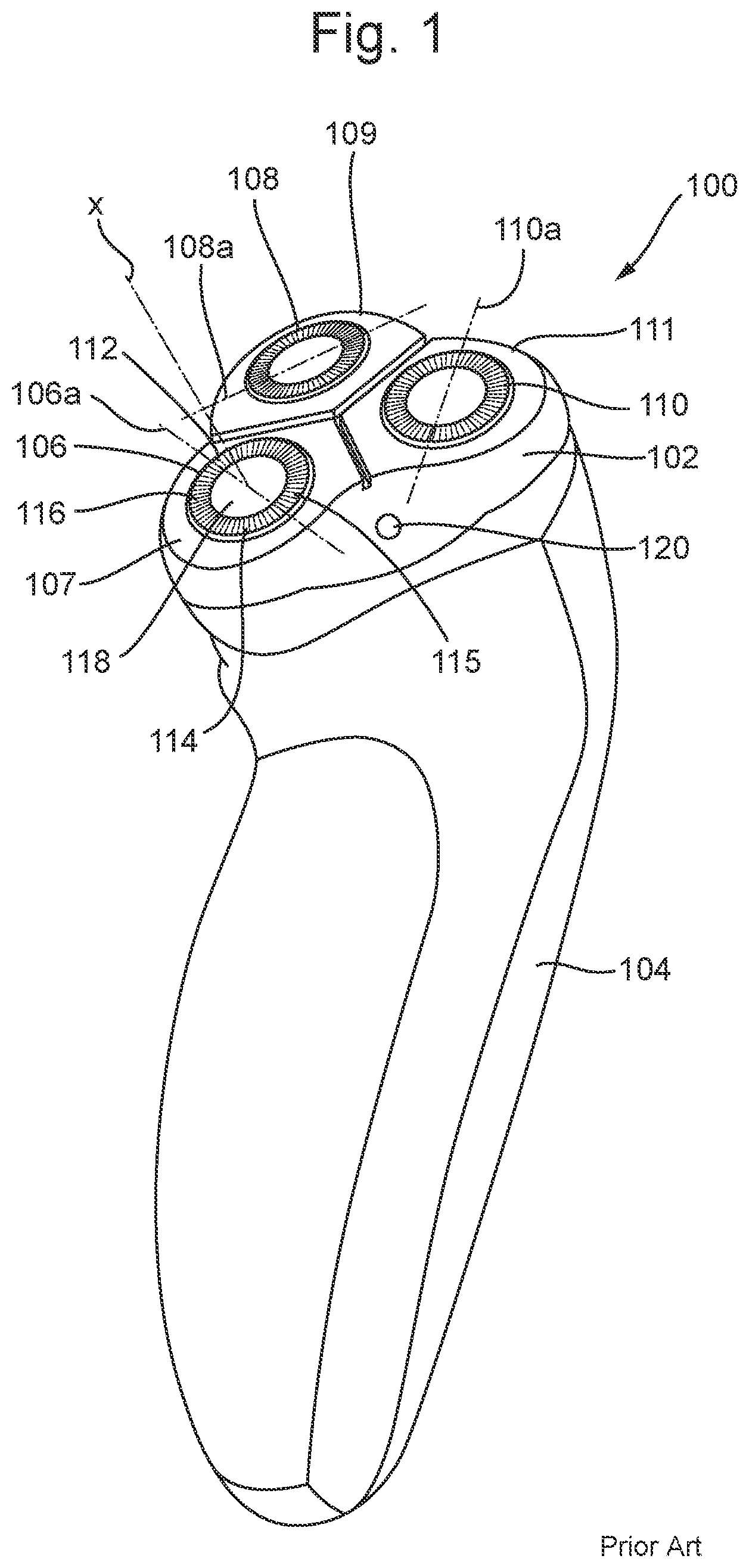 Patent US11772289 — Hair guide and hair cutting assembly — Figure 1