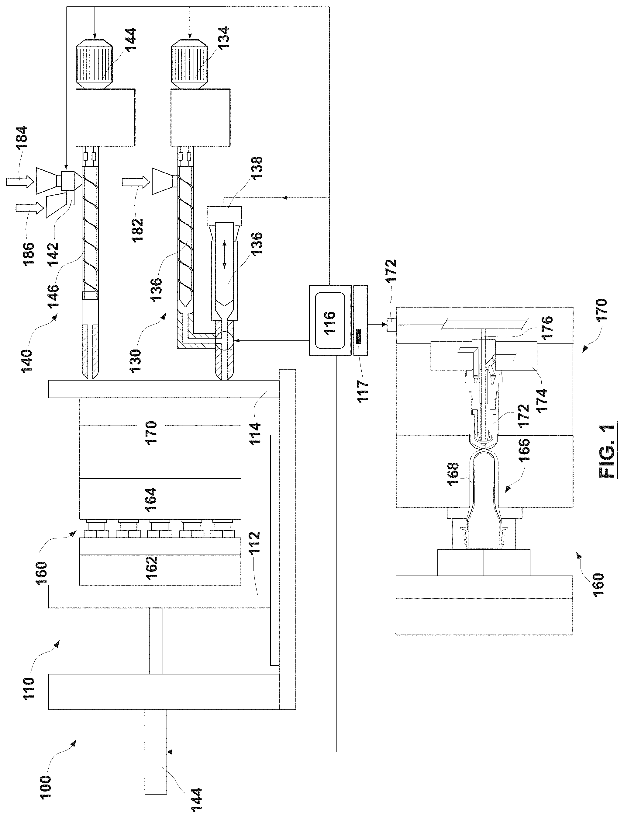 Patent US11772302 — Molded article, container and a method for the molding and recycling thereof — Figure 1