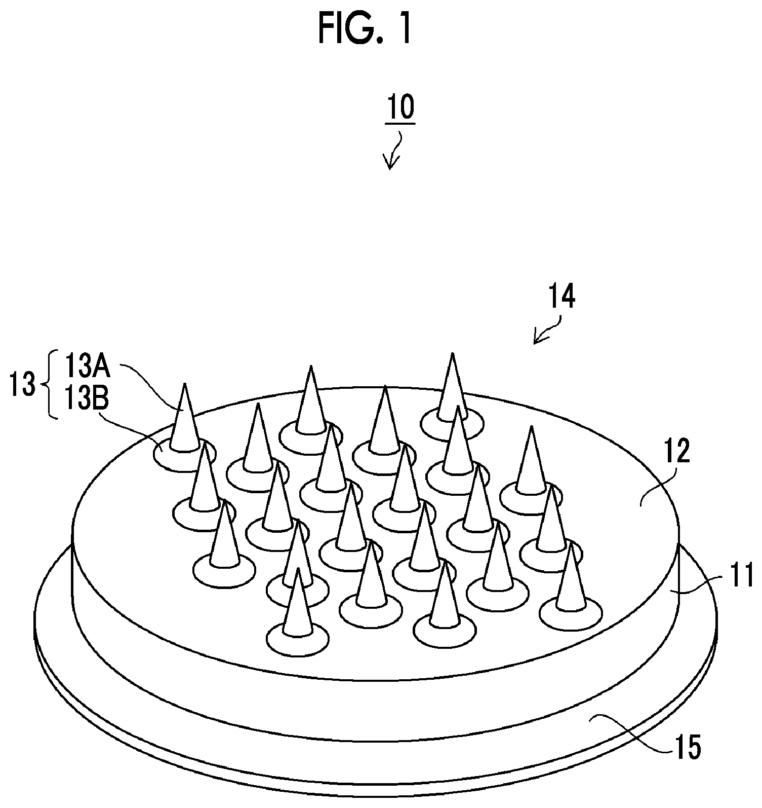 Patent US11772305 — Production method of mold having recessed pattern in recessed step portion — Figure 1