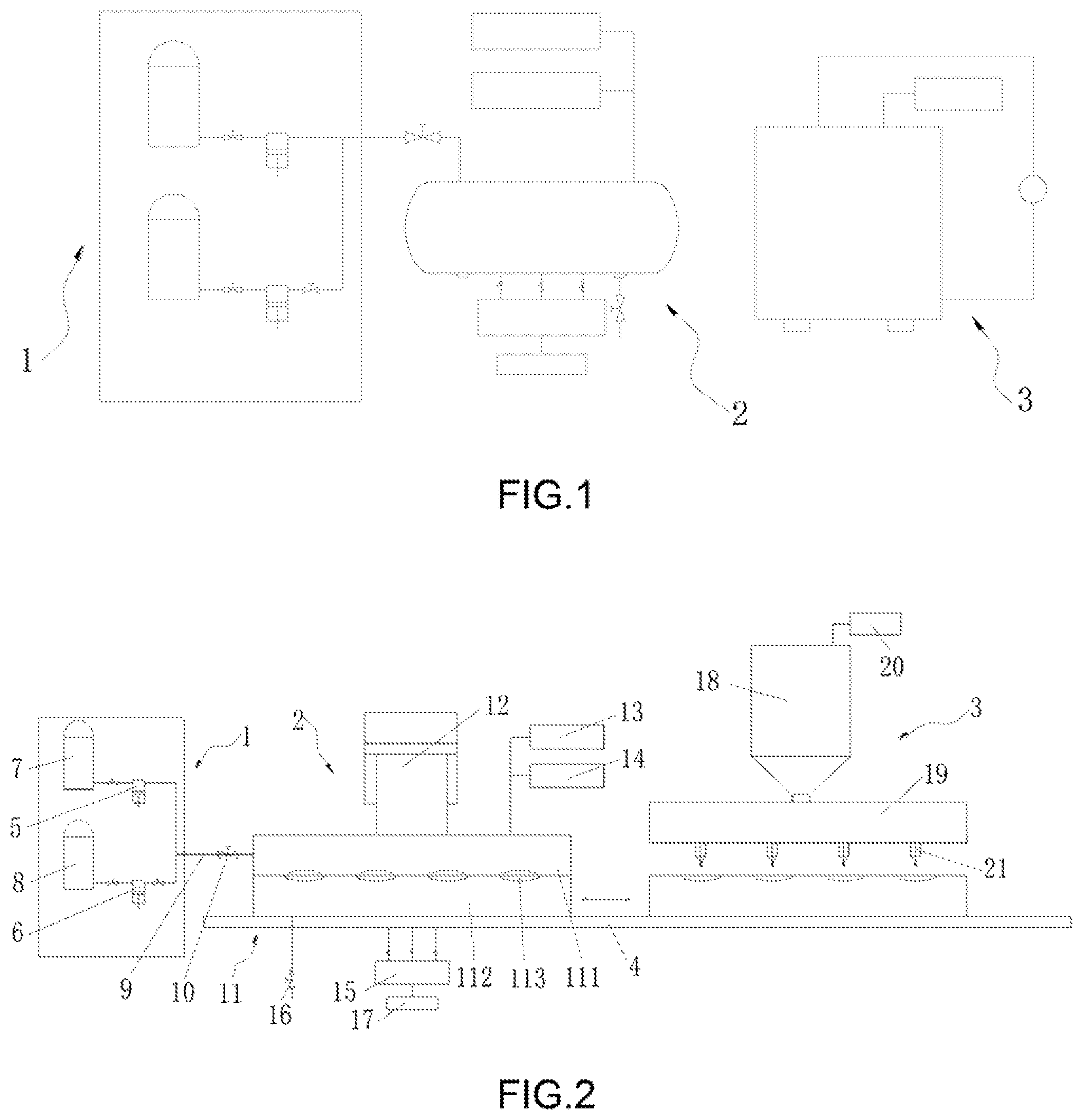 Patent US11772308 — Intra-mode moulding foam molding device of thermoplastic polymer particle and molding method for same — Figure 1