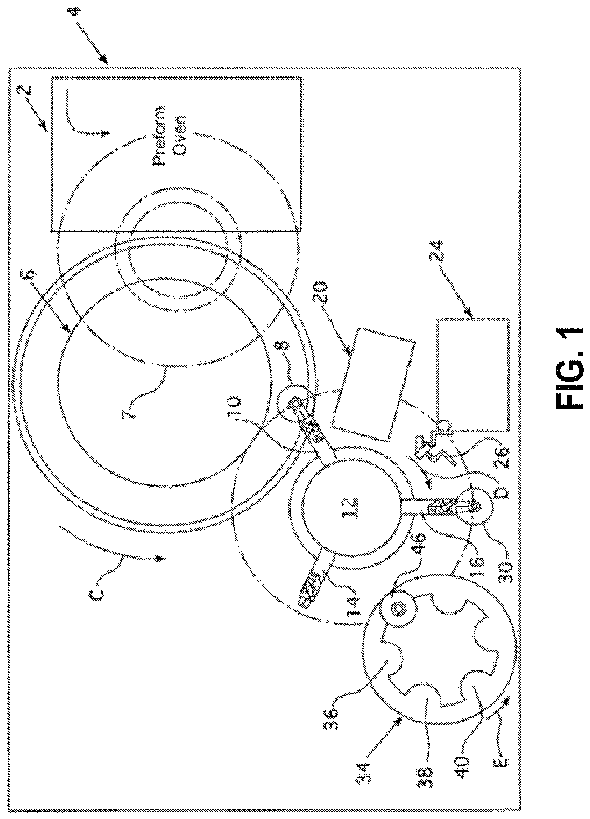 Patent US11772317 — Energy efficient blow molder control — Figure 1