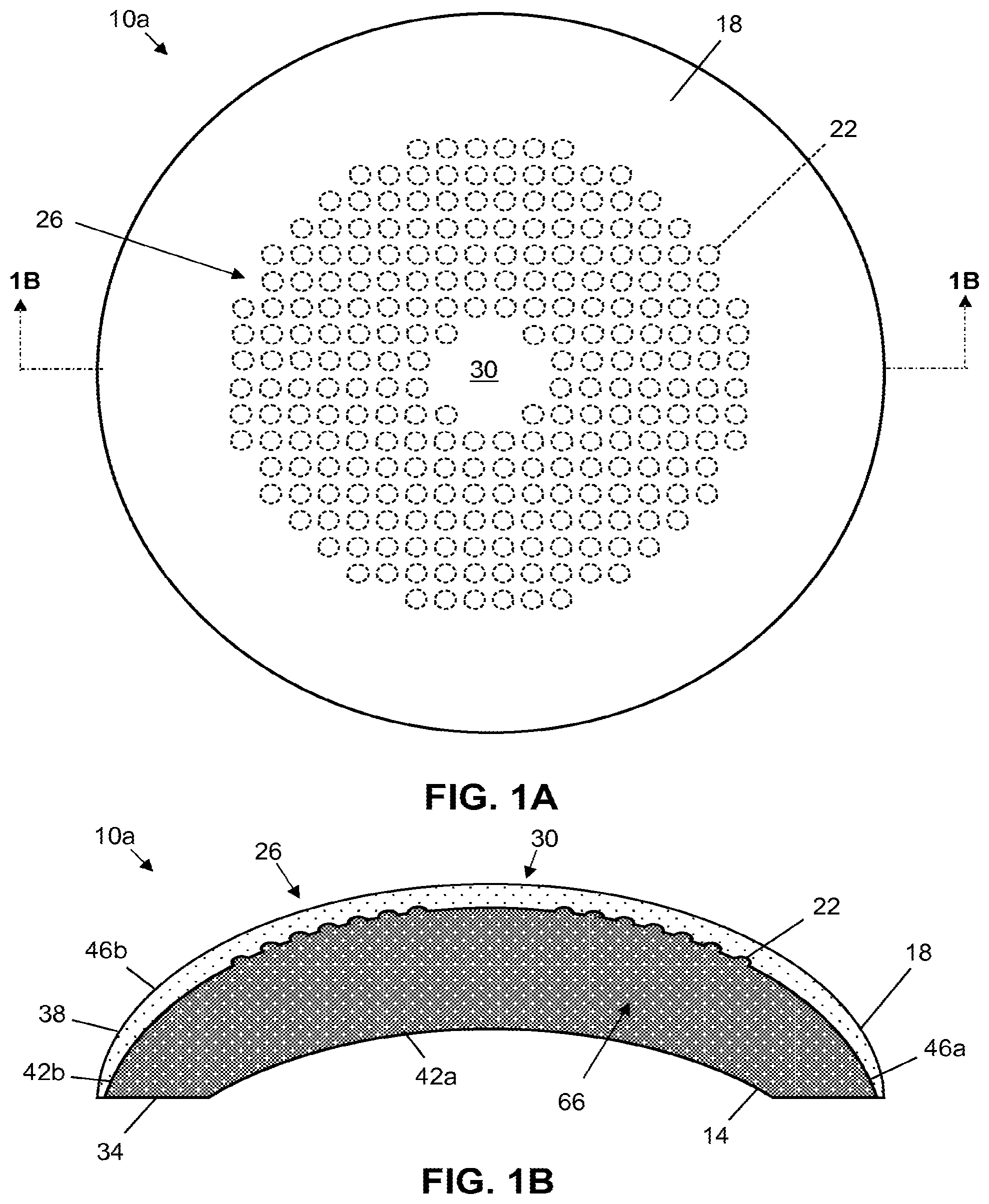 Patent US11772340 — Optical articles comprising encapsulated microlenses and methods of making the same — Figure 1