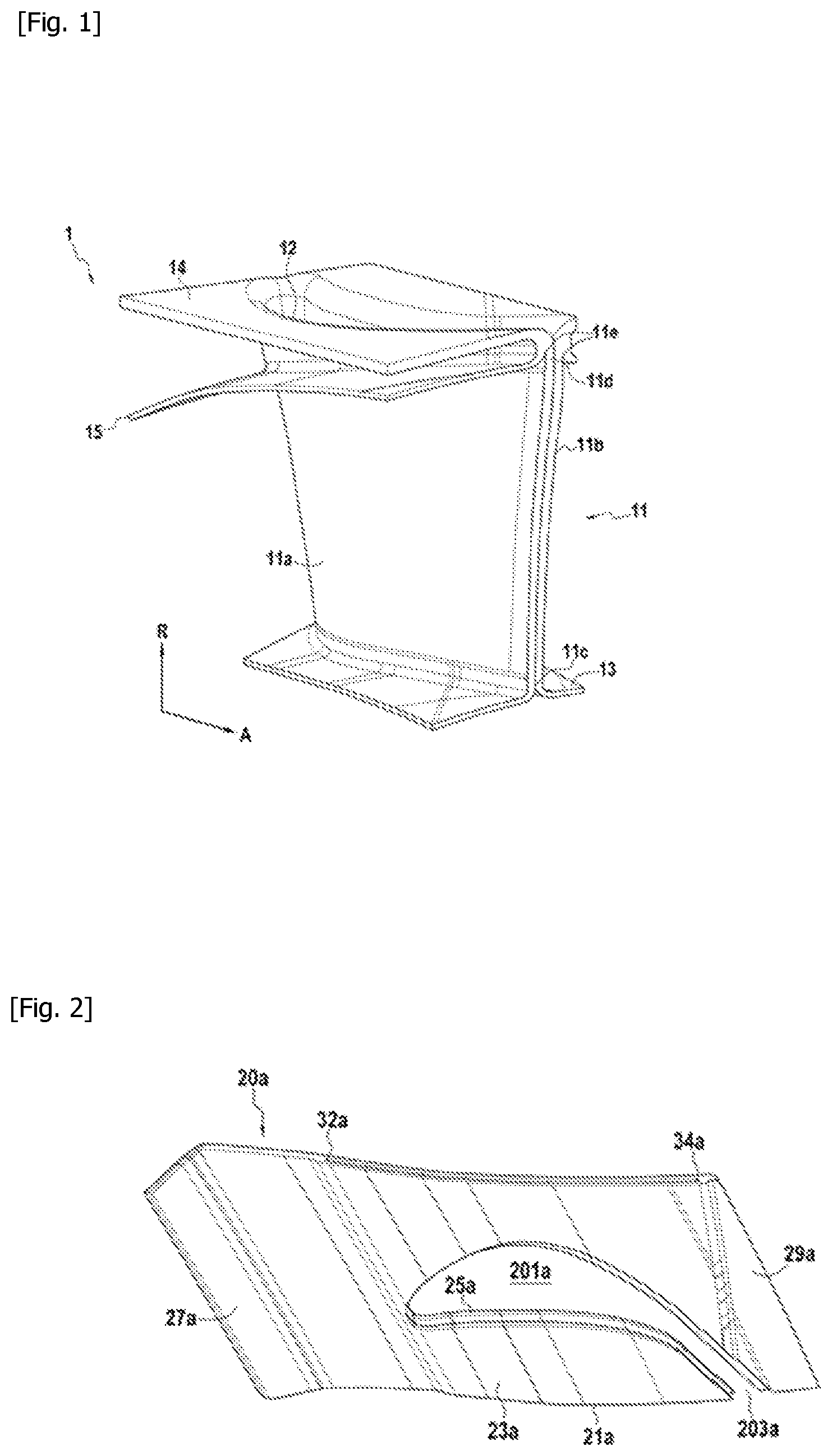Patent US11772359 Figure 1 – Method for manufacturing a guide vane from a ceramic matrix composite material