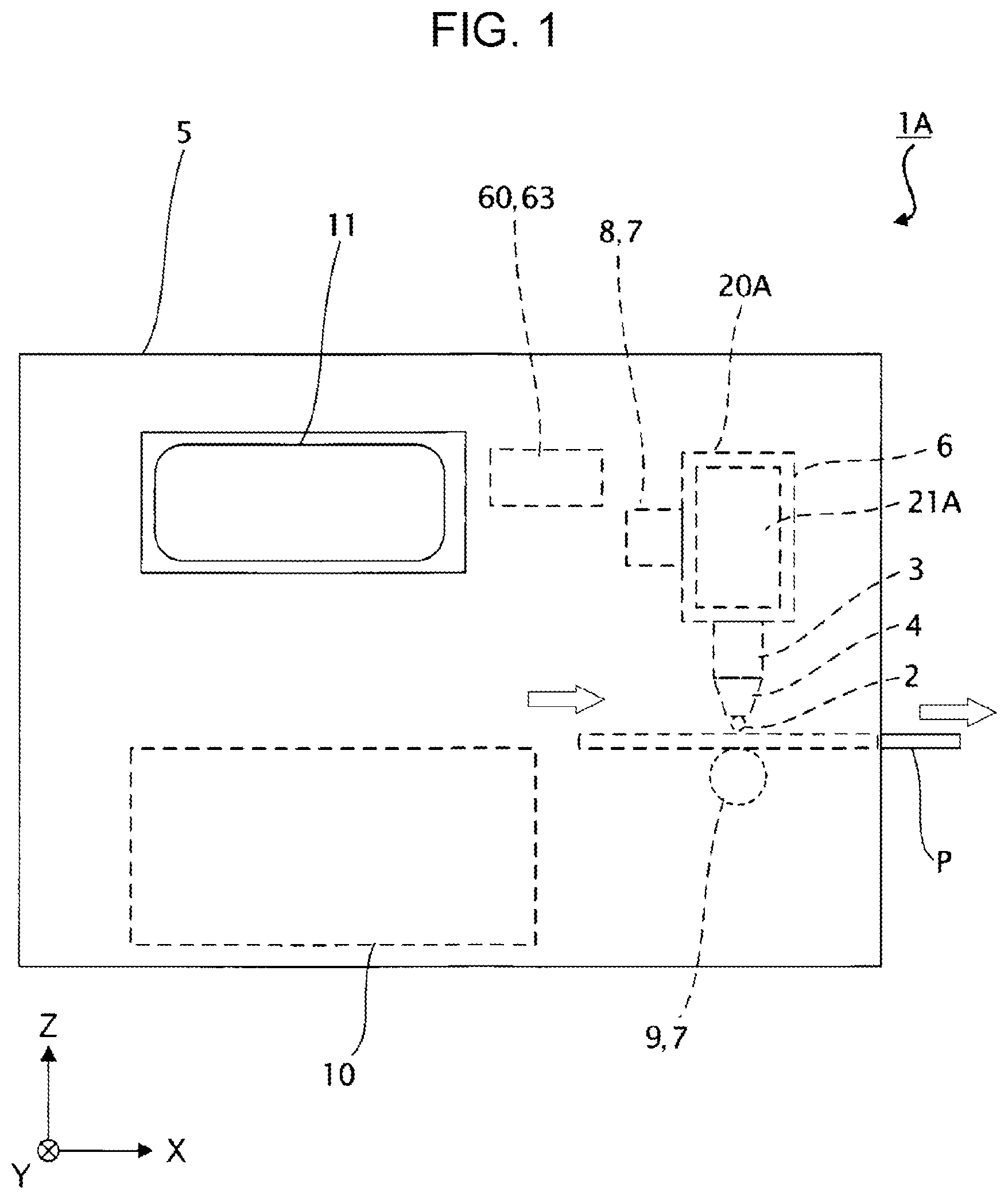 Patent US11772383 — Storage amount detection device and liquid discharge device — Figure 1