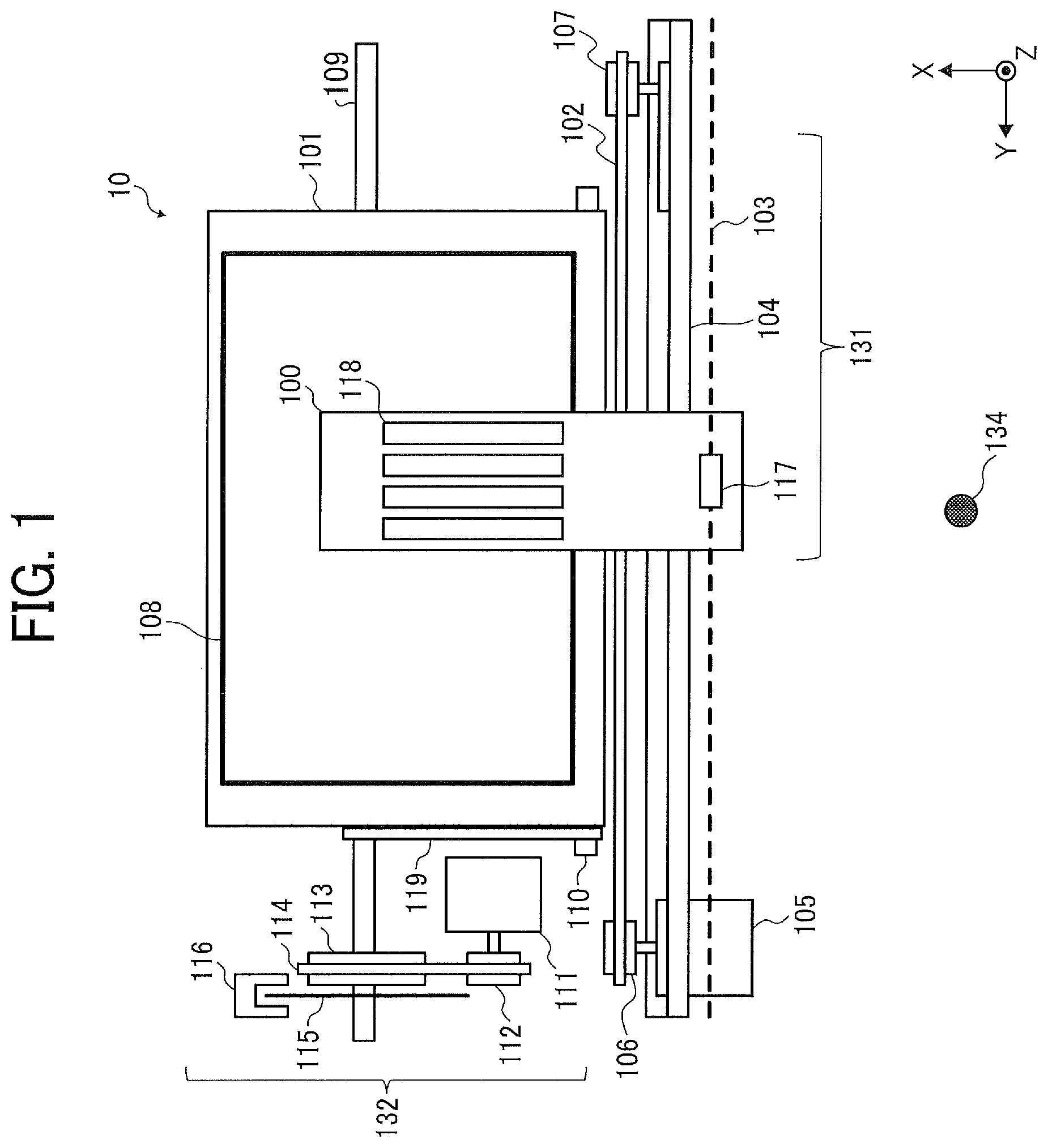 Patent US11772394 — Liquid discharge apparatus and liquid discharge method — Figure 1
