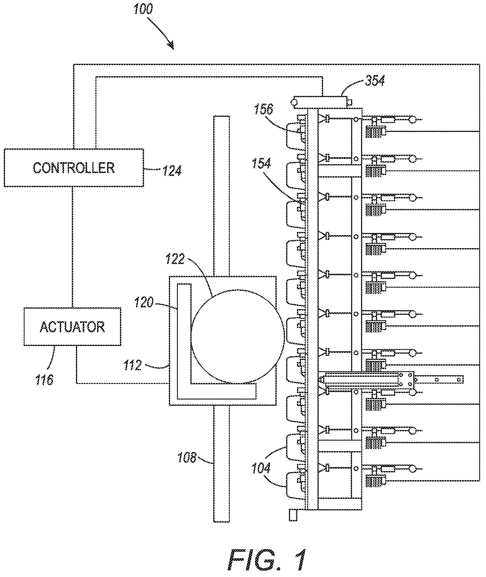Patent US11772400 — Systems and methods for printing of removable and permanent images on an object — Figure 1
