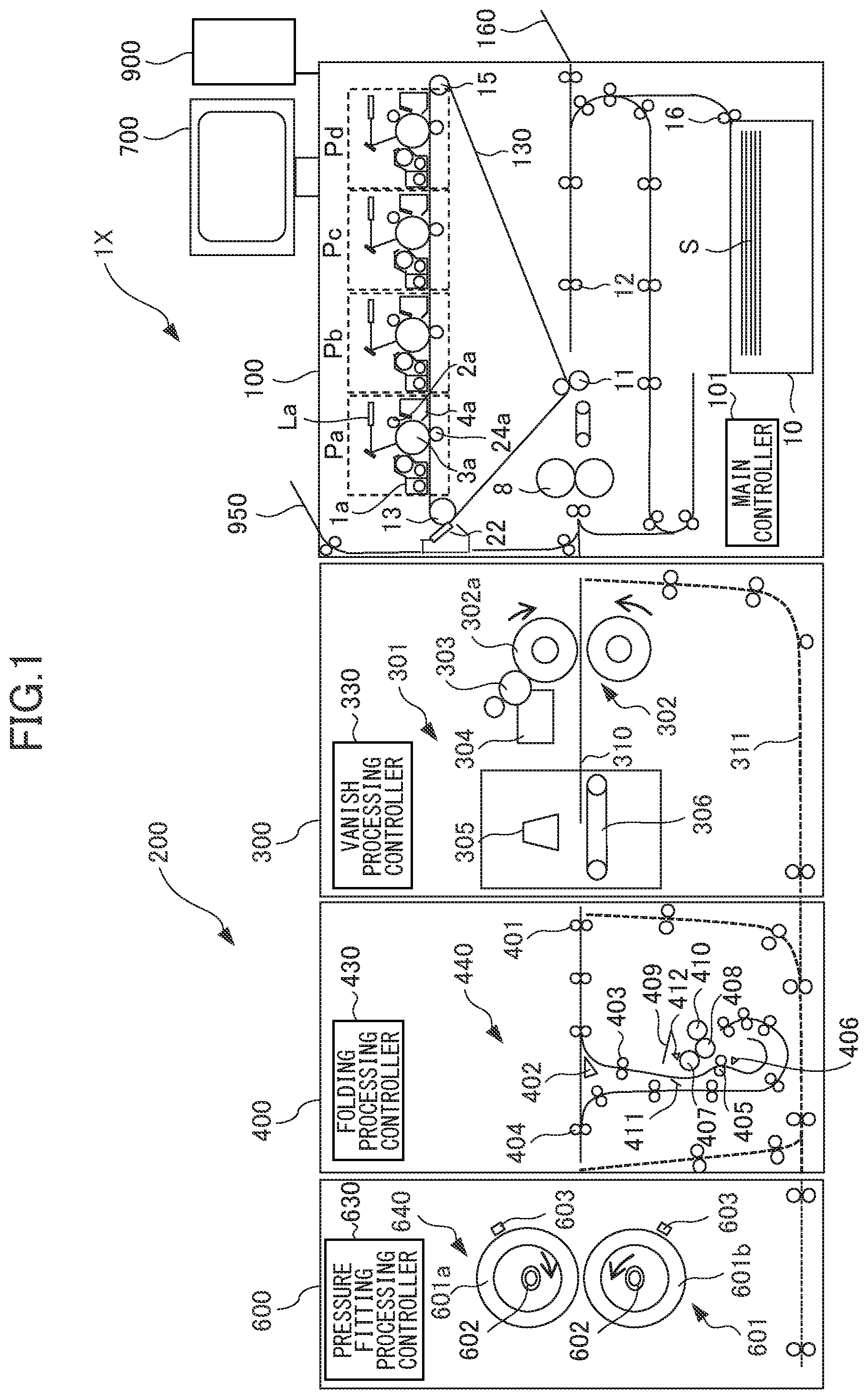 Patent US11772408 — Image forming system — Figure 1