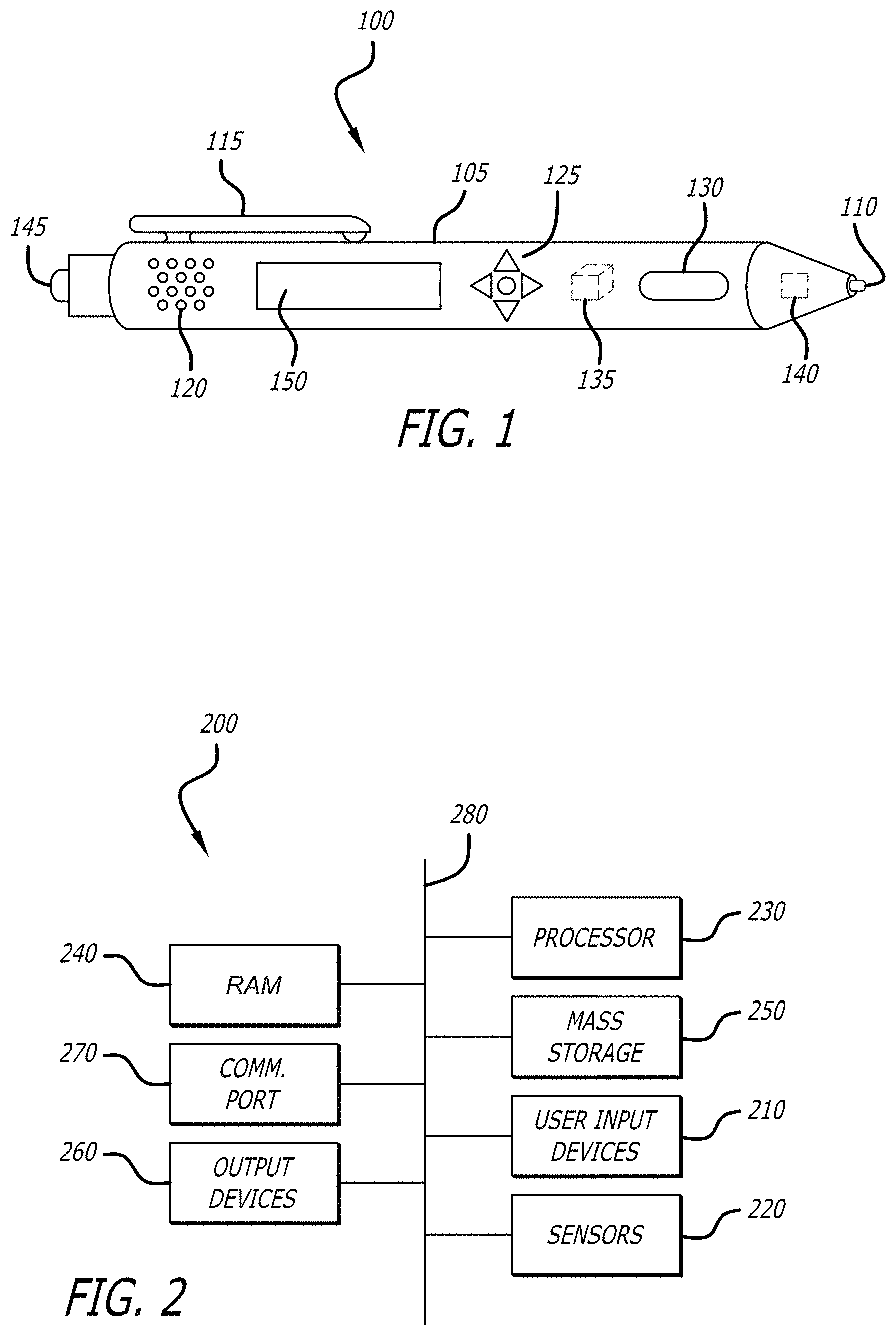 Patent US11772409 — Digital pen with enhanced educational and therapeutic feedback — Figure 1