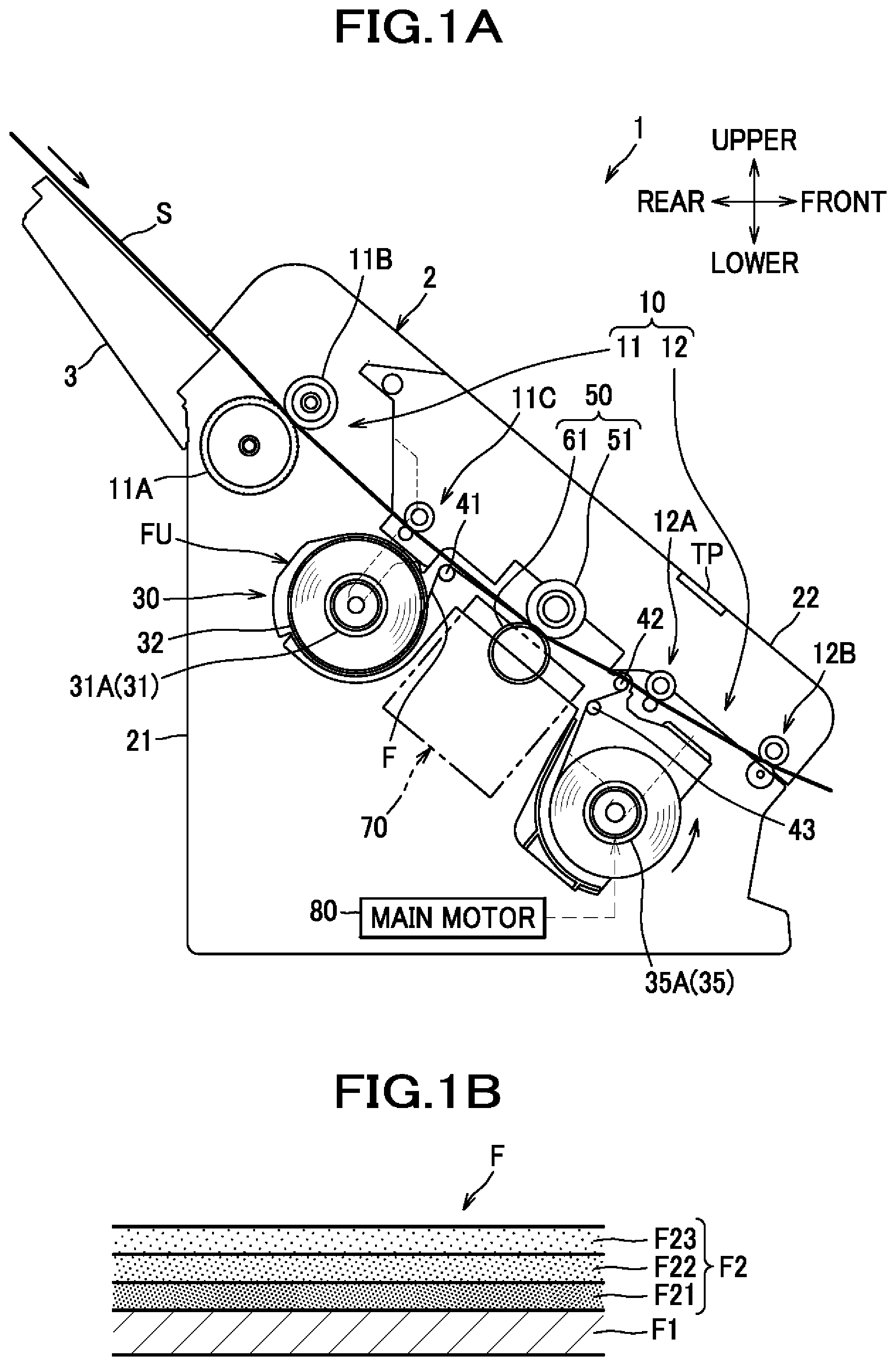 Patent US11772412 — Layer transfer device — Figure 1