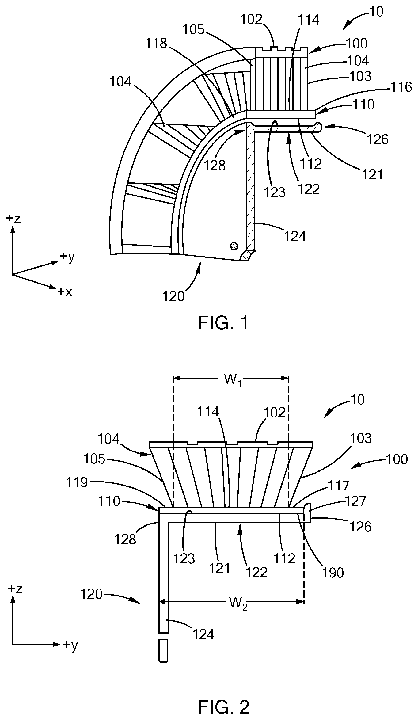 Patent US11772424 — Serviceable non-pneumatic tire and wheel assemblies — Figure 1