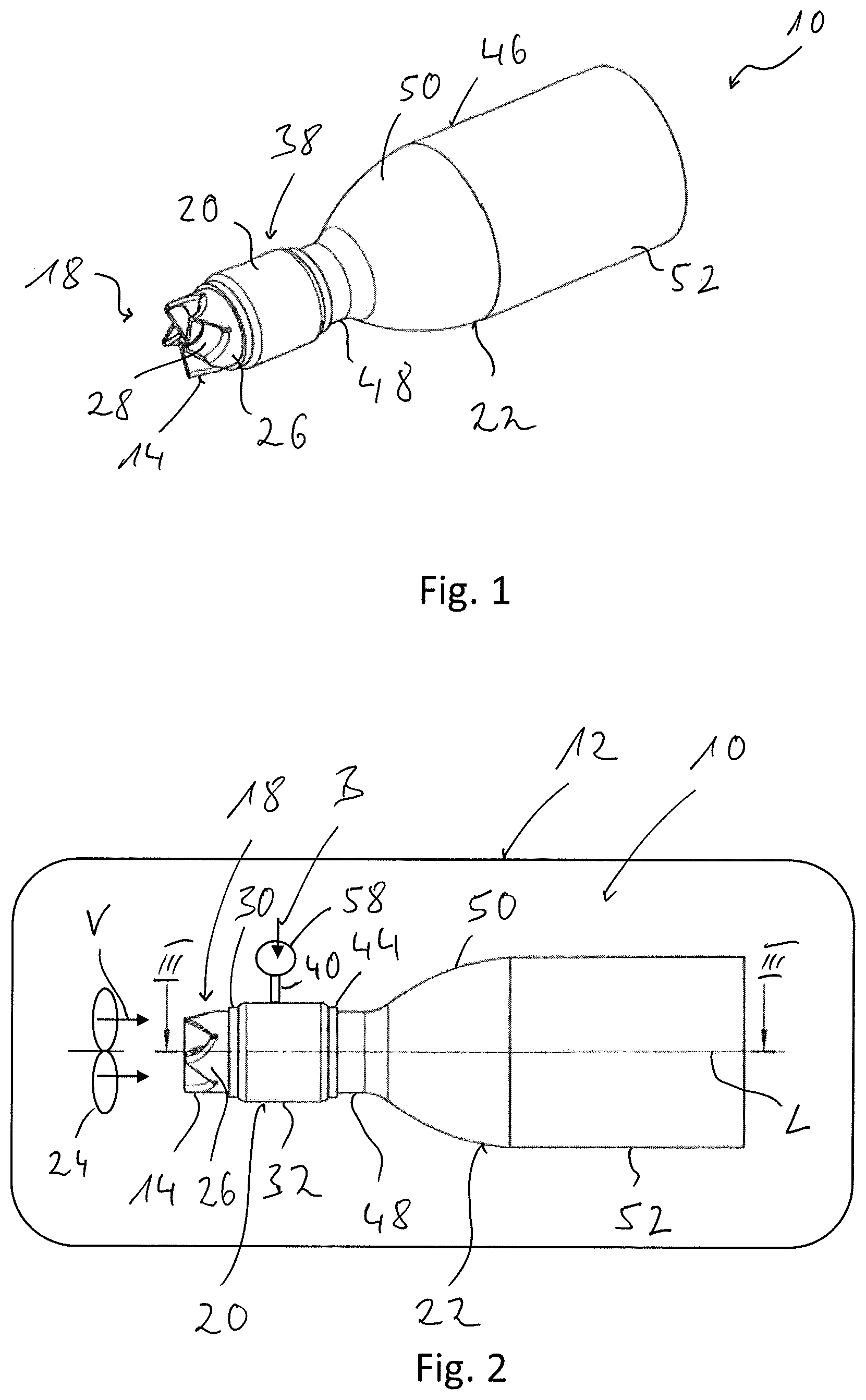 Patent US11772455 — Combustion chamber assembly unit for a fuel-operated vehicle heater — Figure 1