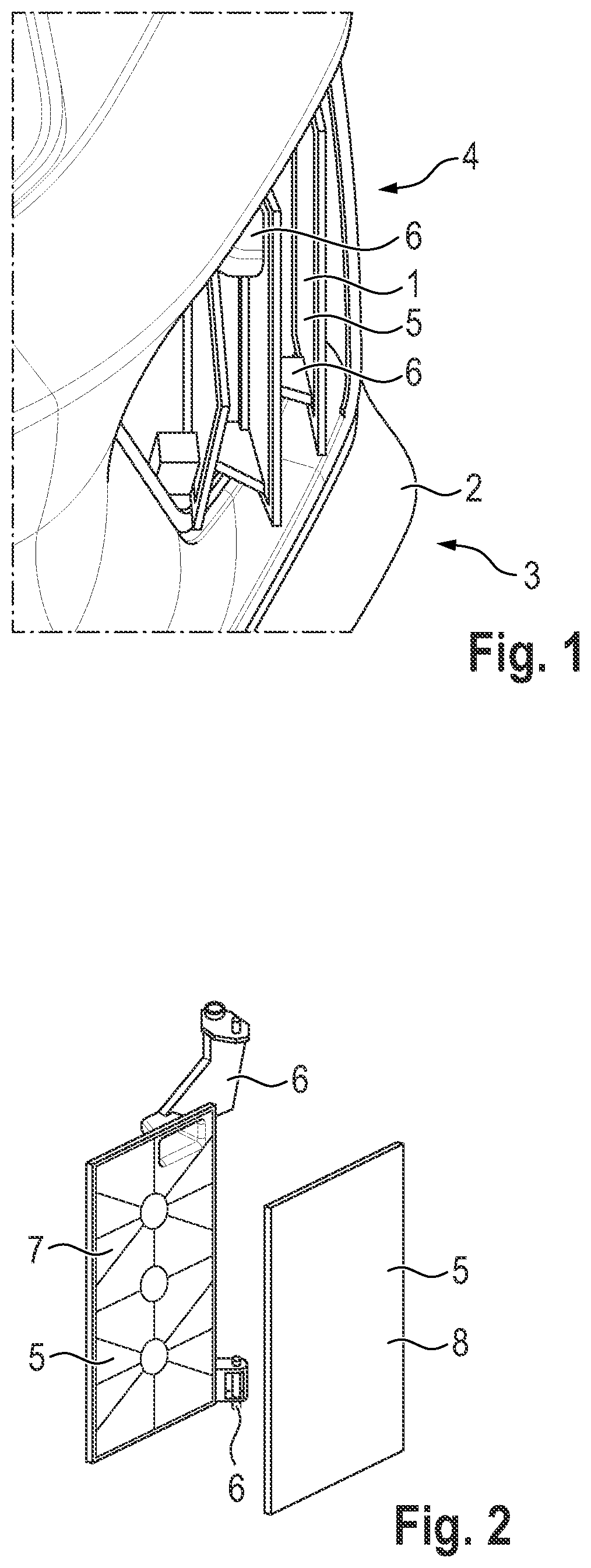 Patent US11772482 — Air guiding element — Figure 1