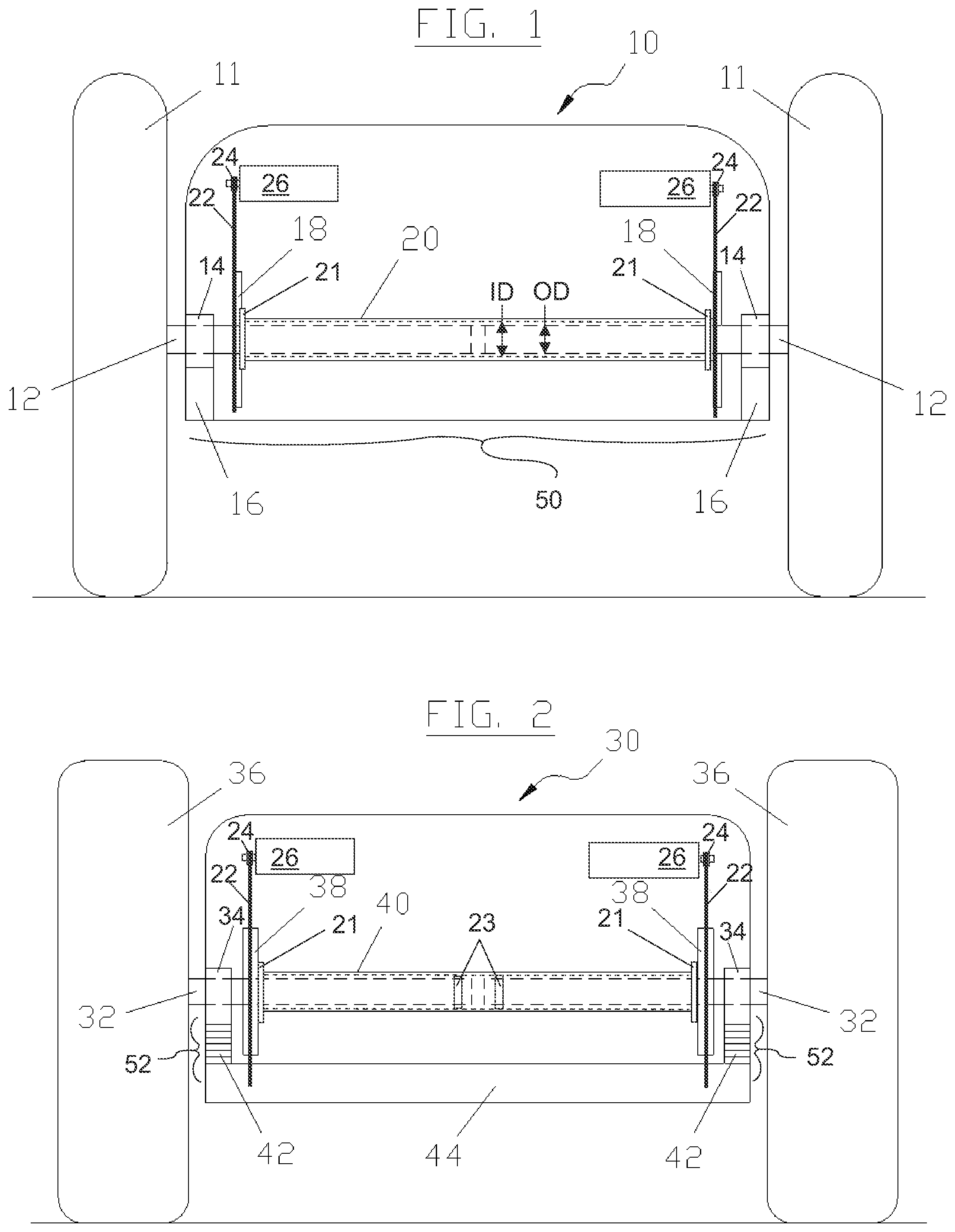 Patent US11772487 — Vehicle rear drive axle — Figure 1