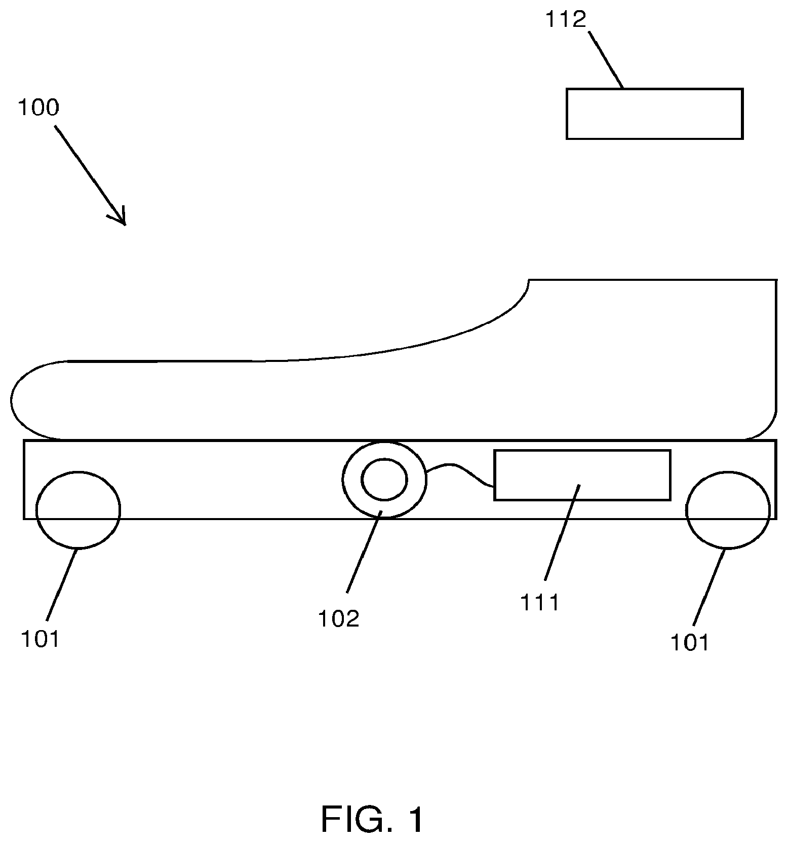 Patent US11772499 — Method and device for control of a mobility device — Figure 1