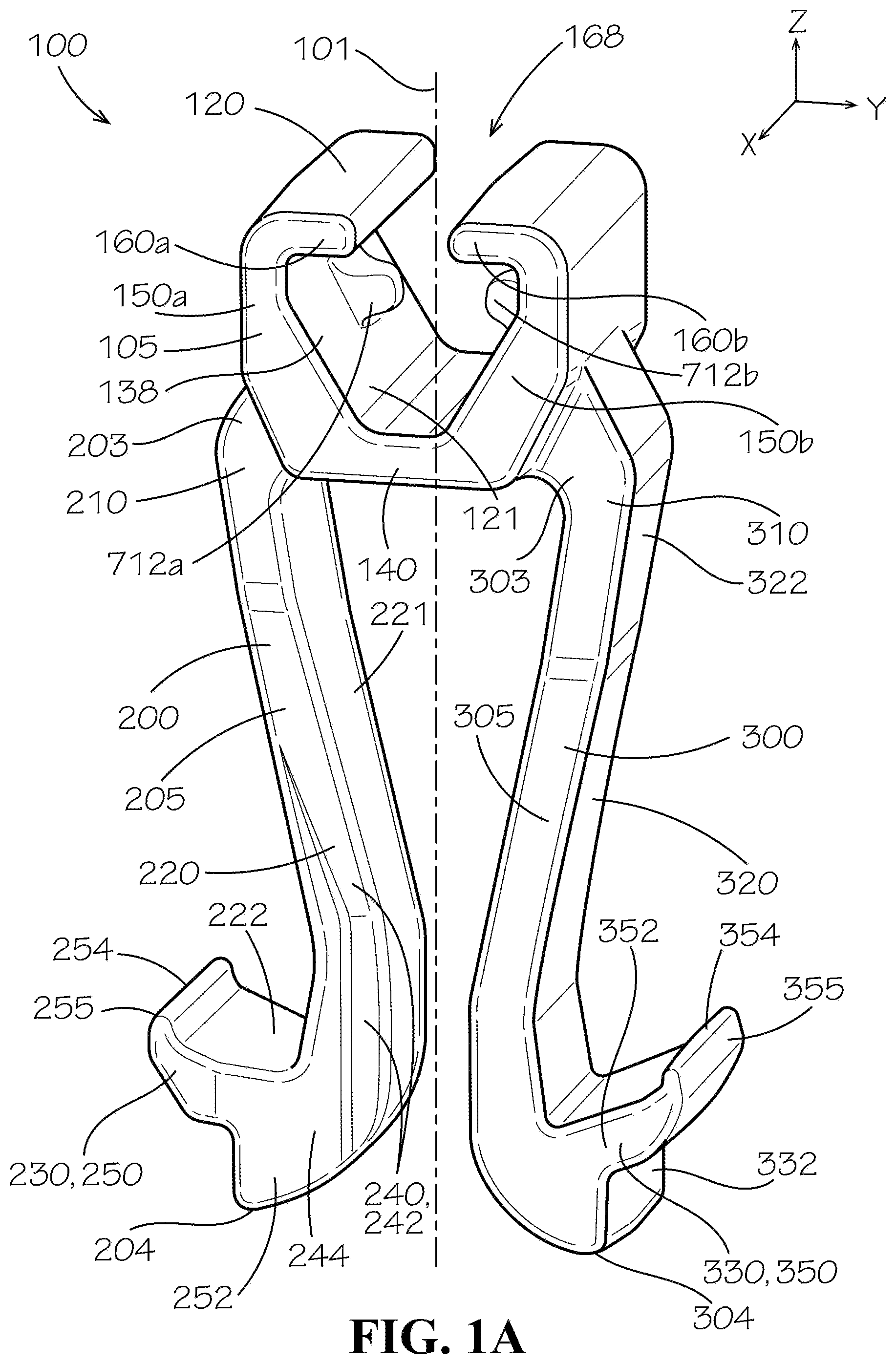 Patent US11772533 Figure 1 – Seat upholstery clip