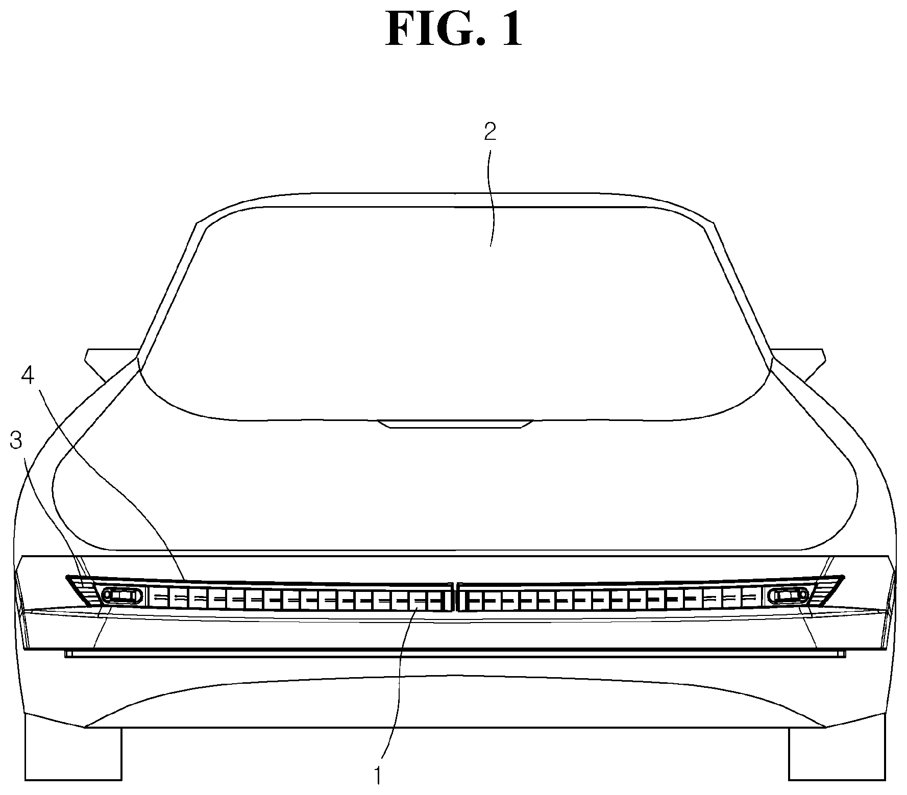Patent US11772543 — Lighting apparatus for vehicle and control method thereof — Figure 1