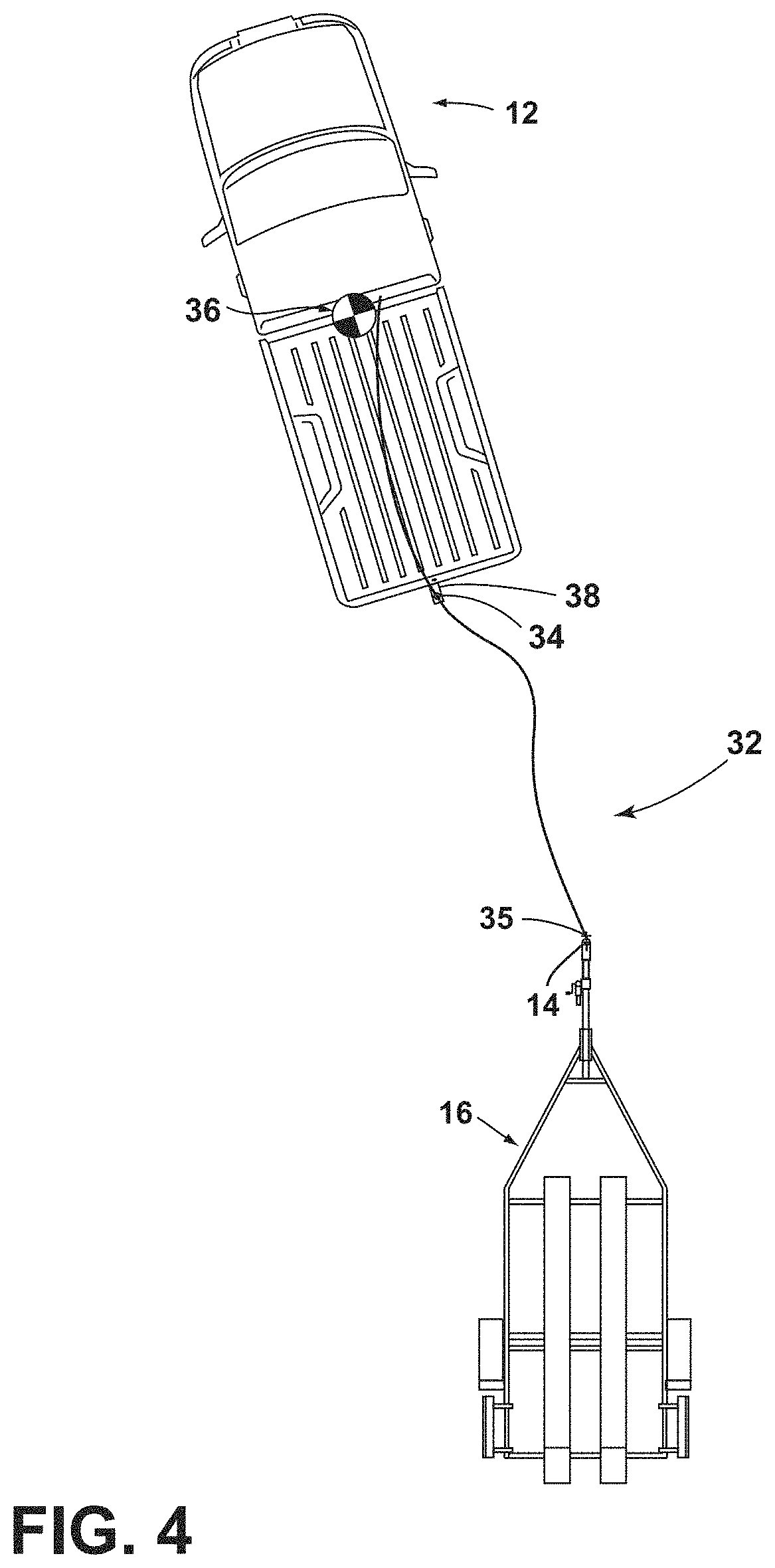 Patent US11772557 Figure 4 – Guided coaching for vehicle positioning to operate an automated hitching feature
