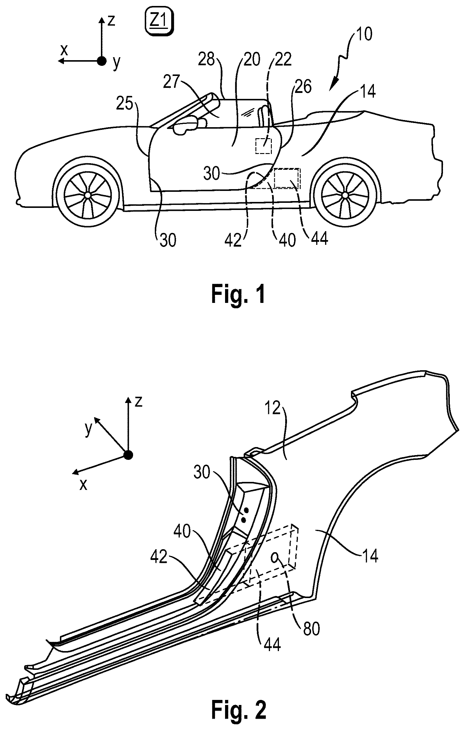 Patent US11772566 Figure 1 – Vehicle safe
