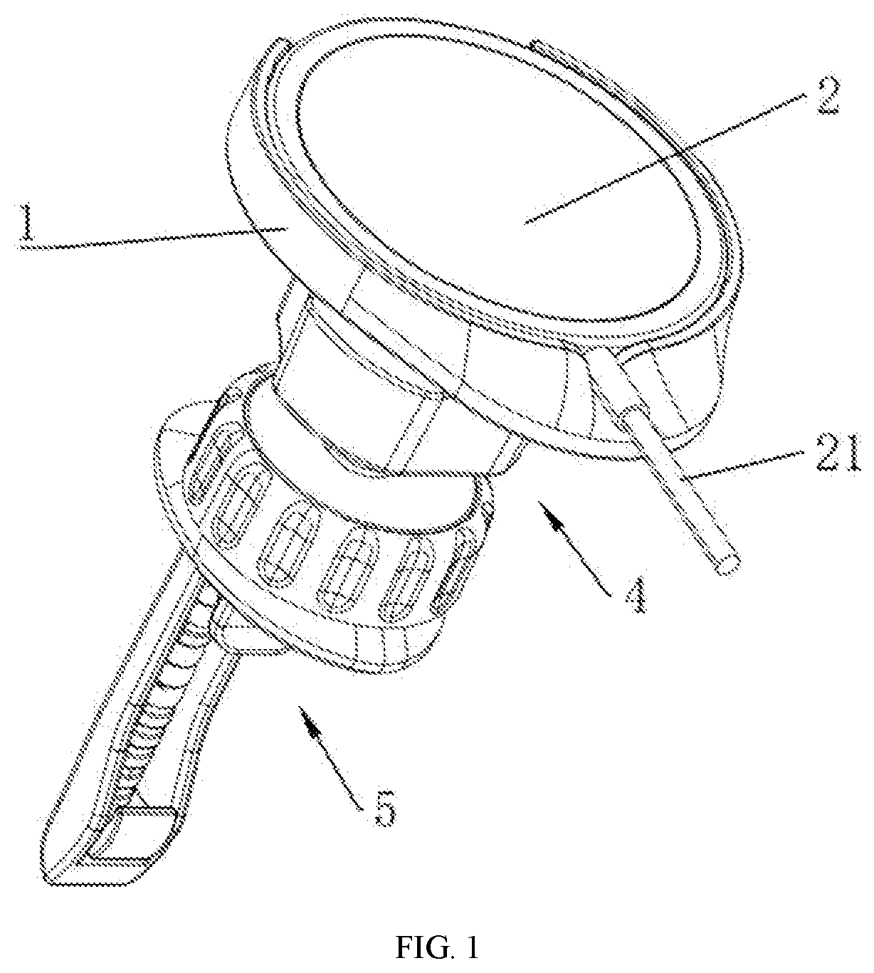 Patent US11772573 — Vehicle-mounted bracket — Figure 1