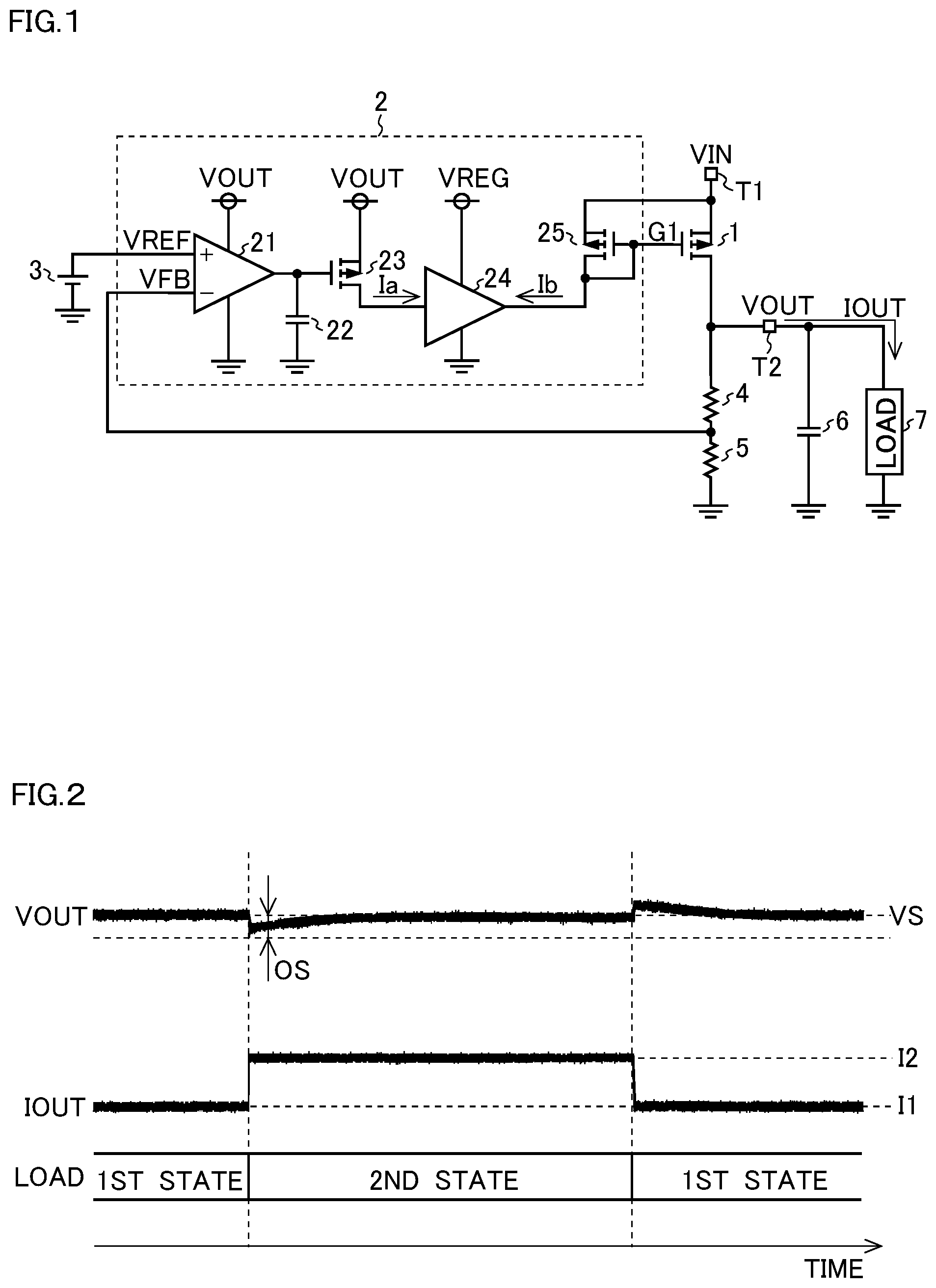 Patent US11772586 — Linear power supply circuit — Figure 1