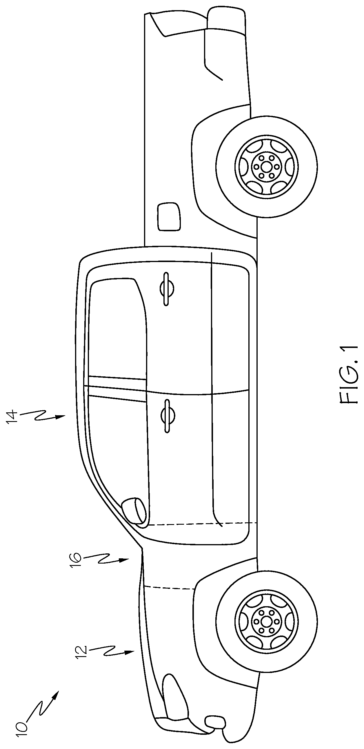 Patent US11772587 — Vehicles with one or more programmable connection ports — Figure 1