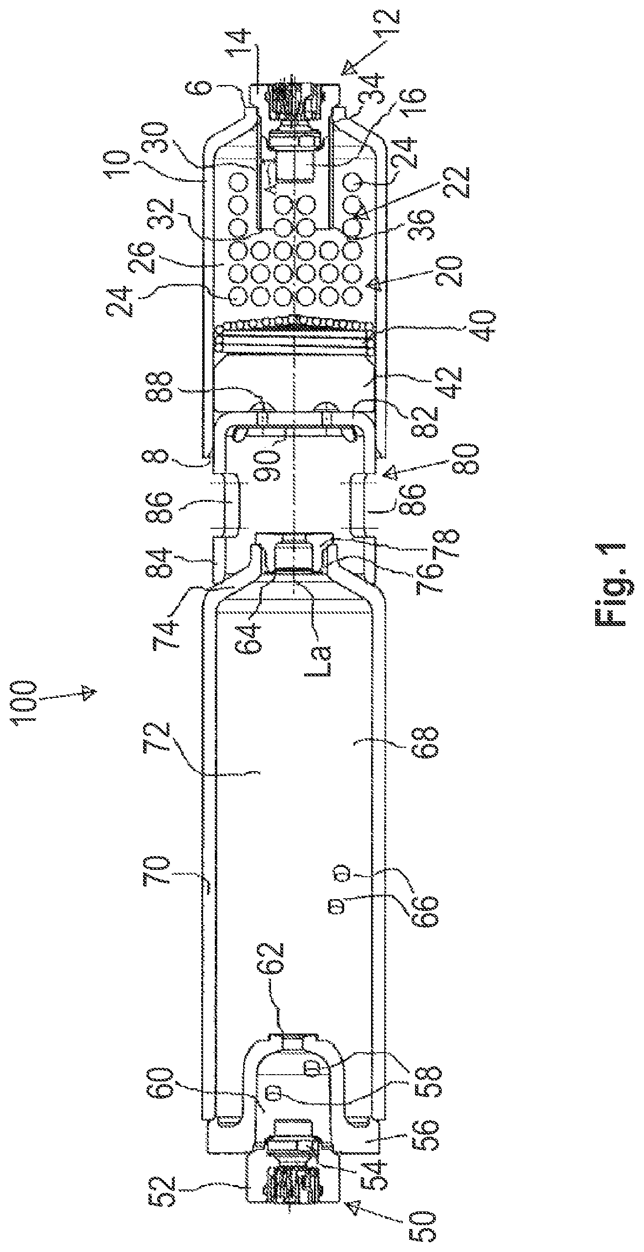 Patent US11772596 Figure 1 – Gas generator for vehicle safety system, airbag module and vehicle safety system as well as method for operating a gas generator