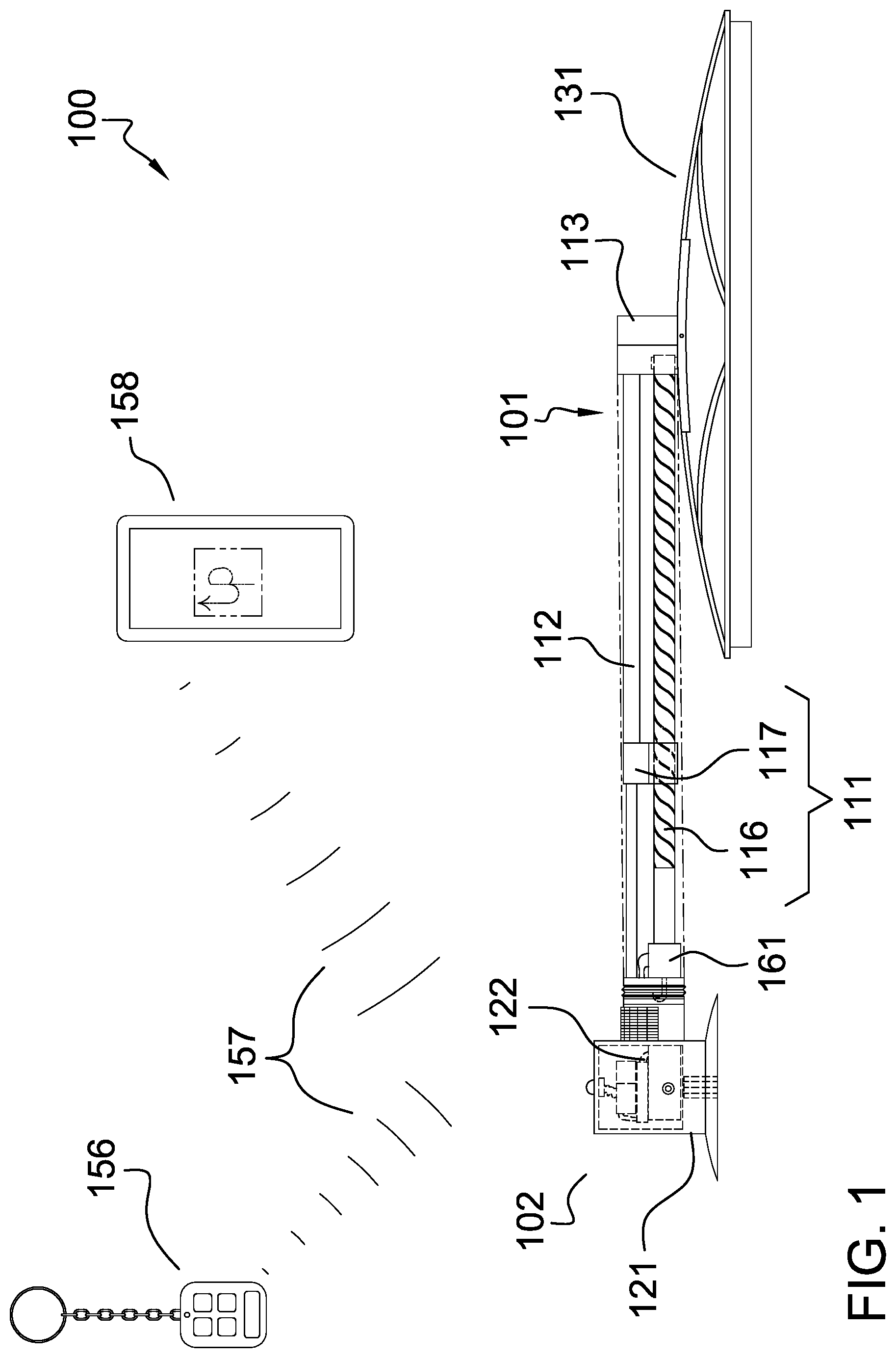 Patent US11772607 Figure 1 – Accessory for a windshield wiper
