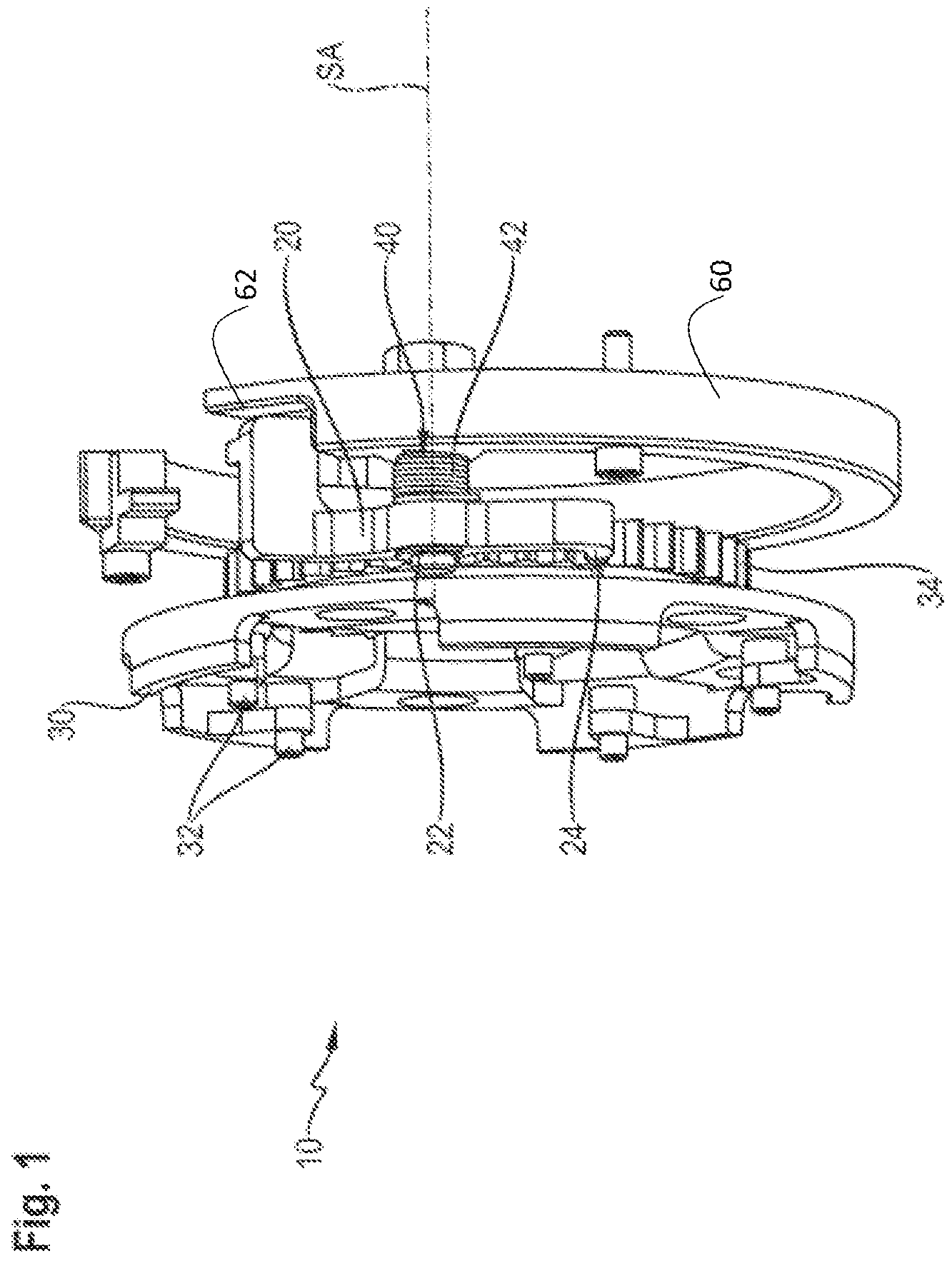 Patent US11772613 — Securing device for securing a standstill of a vehicle — Figure 1