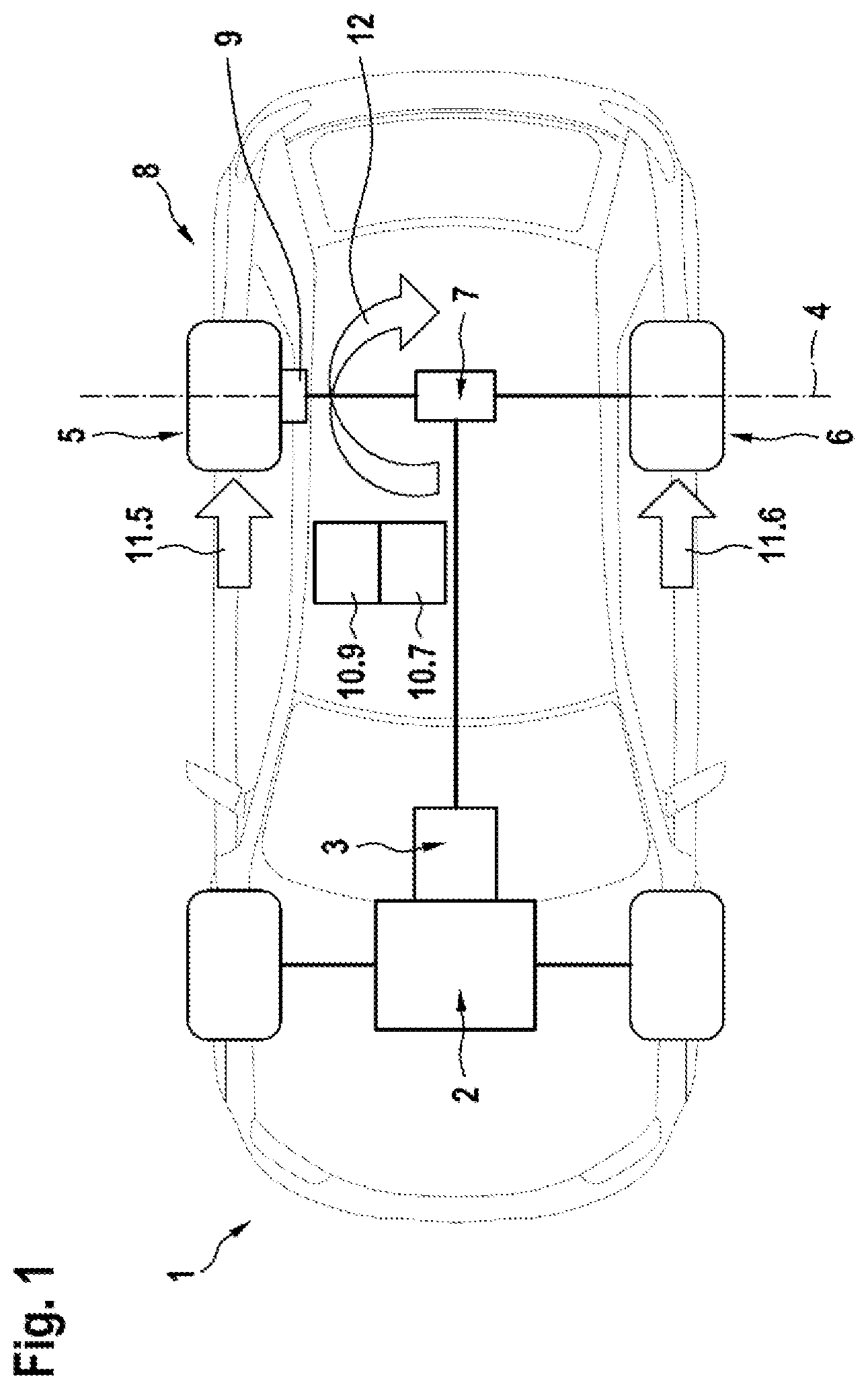 Patent US11772618 — Method and device for operating a parking brake system — Figure 1