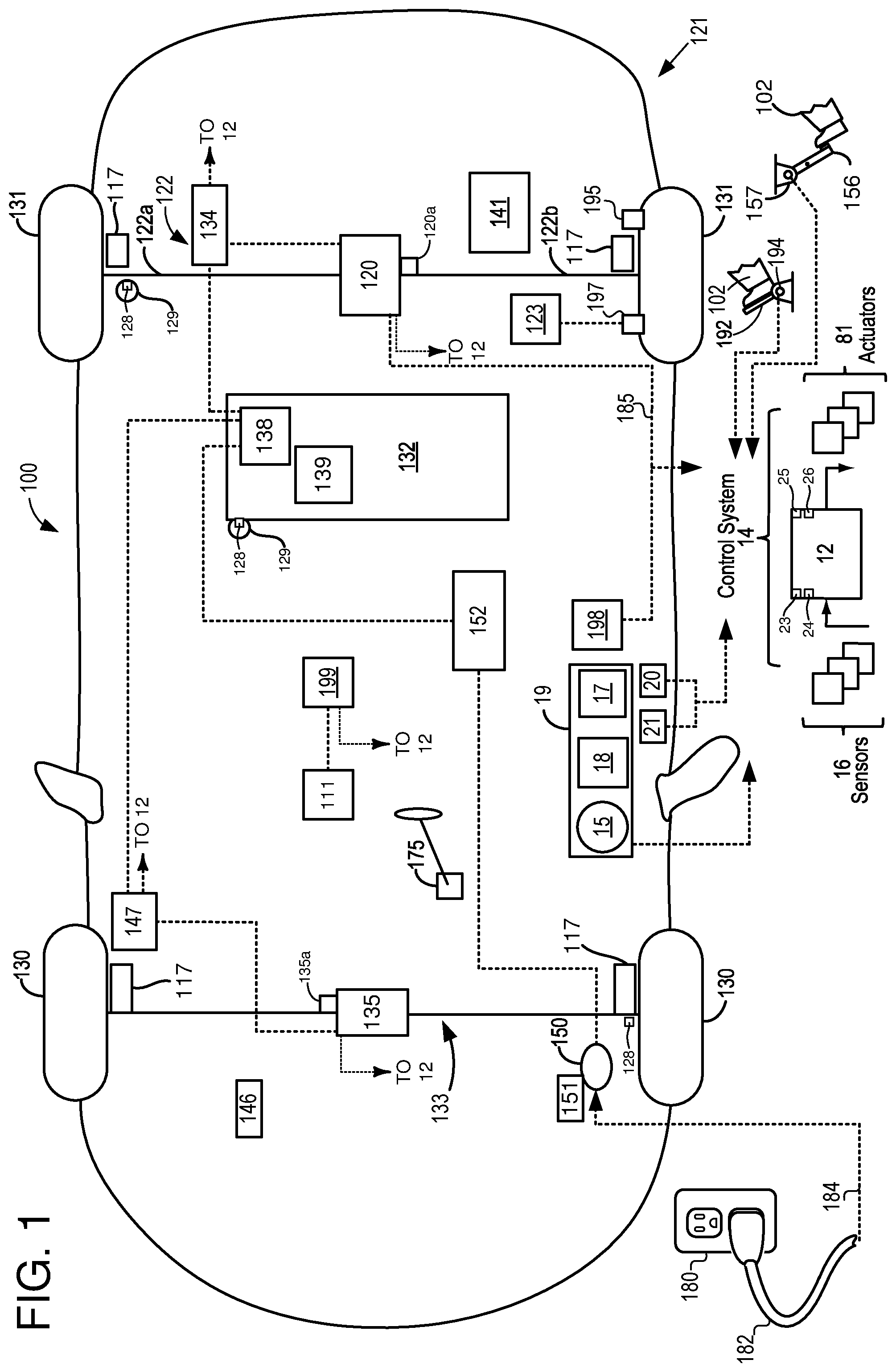 Patent US11772665 — Methods and system for detecting fretting — Figure 1