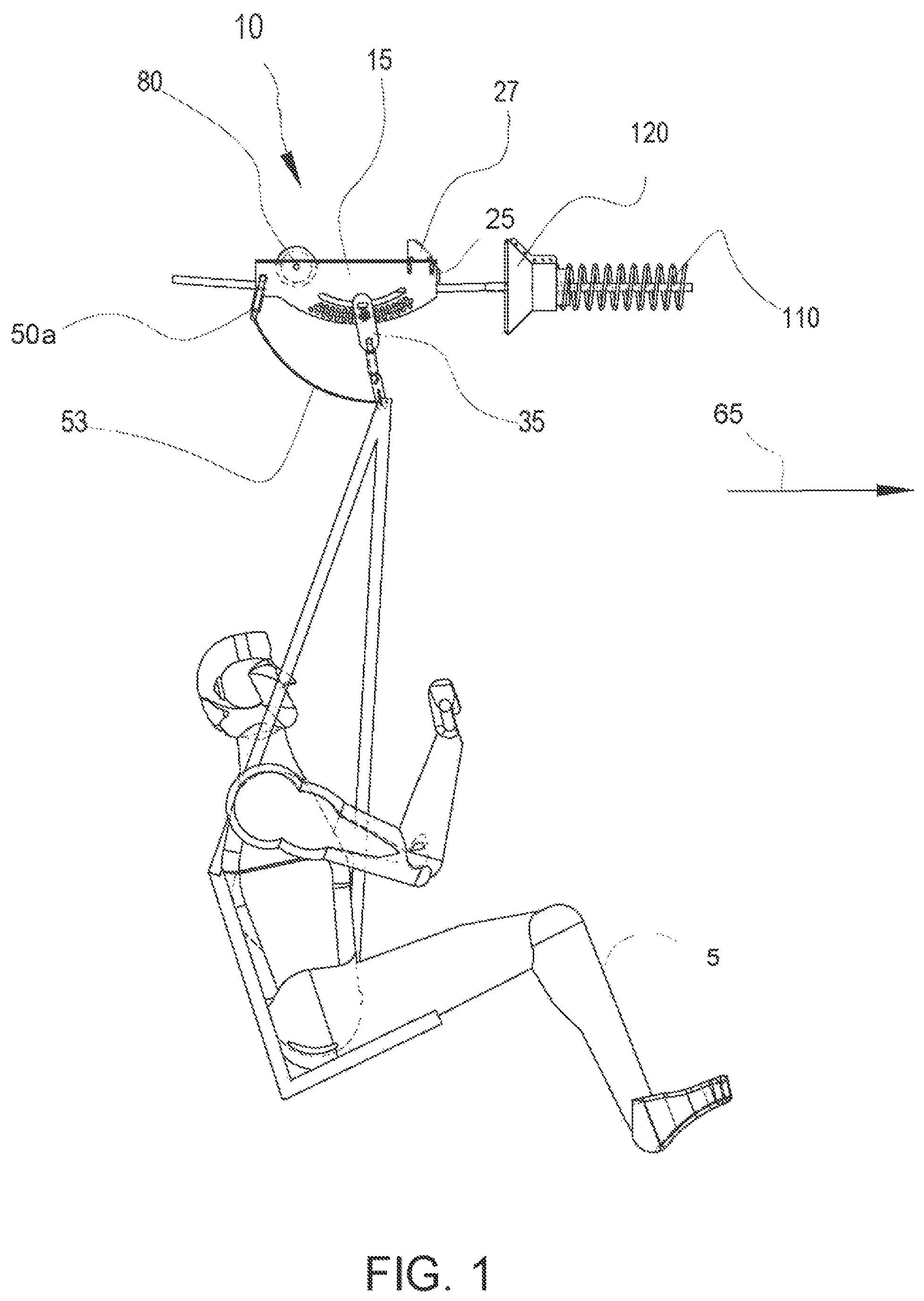 Patent US11772684 — Zipline trolley — Figure 1