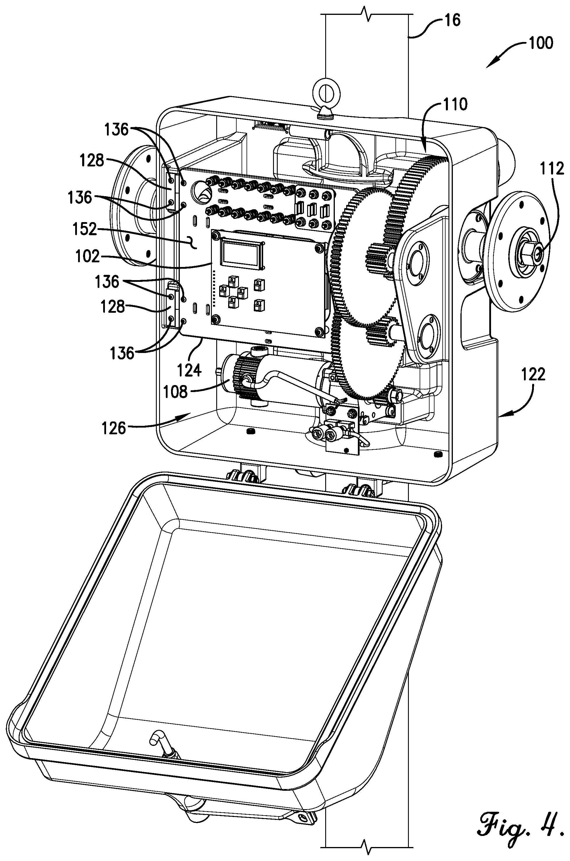 Patent US11772691 Figure 4 – User interface for grade crossing gate controller