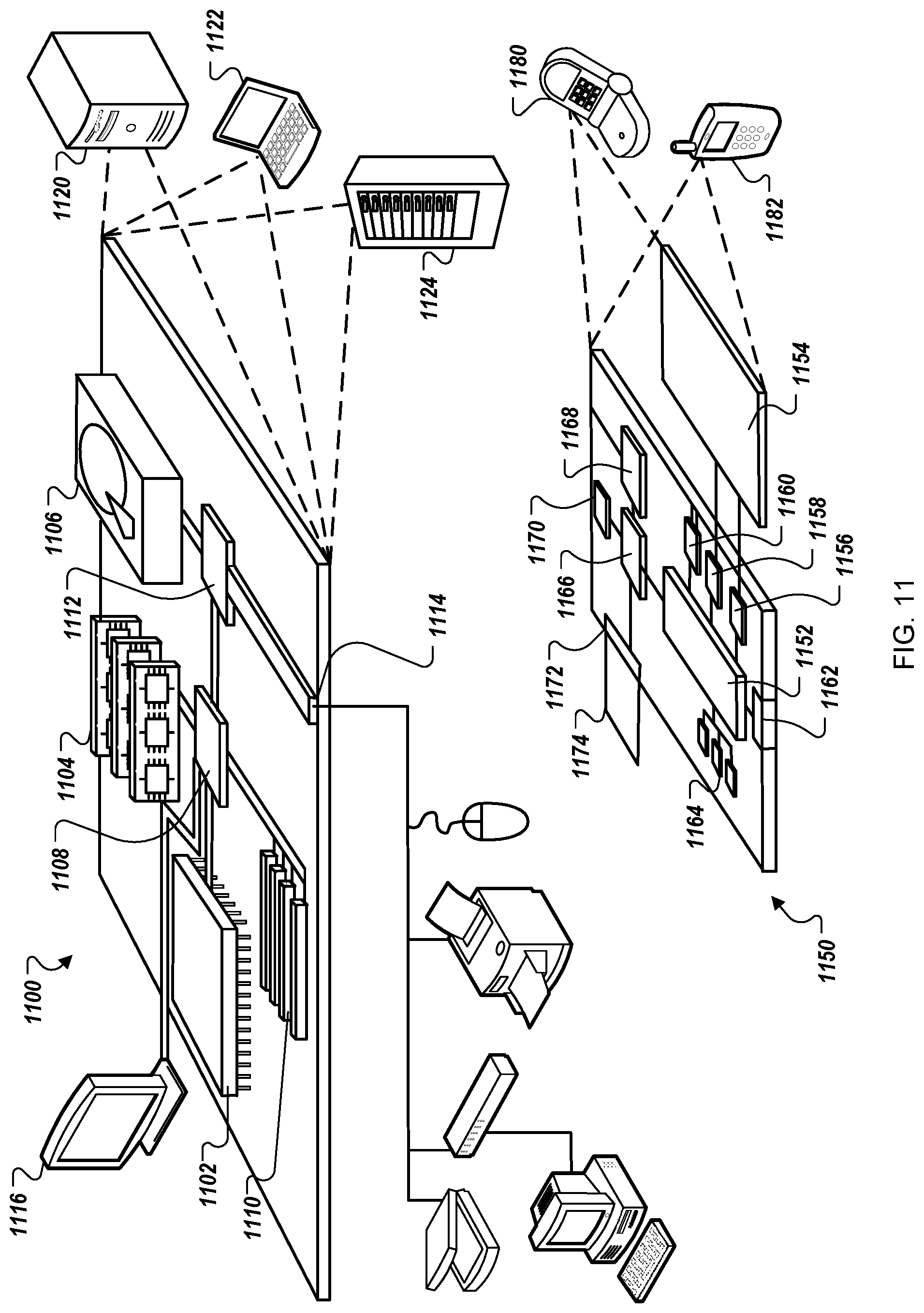 Patent US11772696 Figure 18 – Physical shopping cart having features for use in customer checkout of items placed into the shopping cart