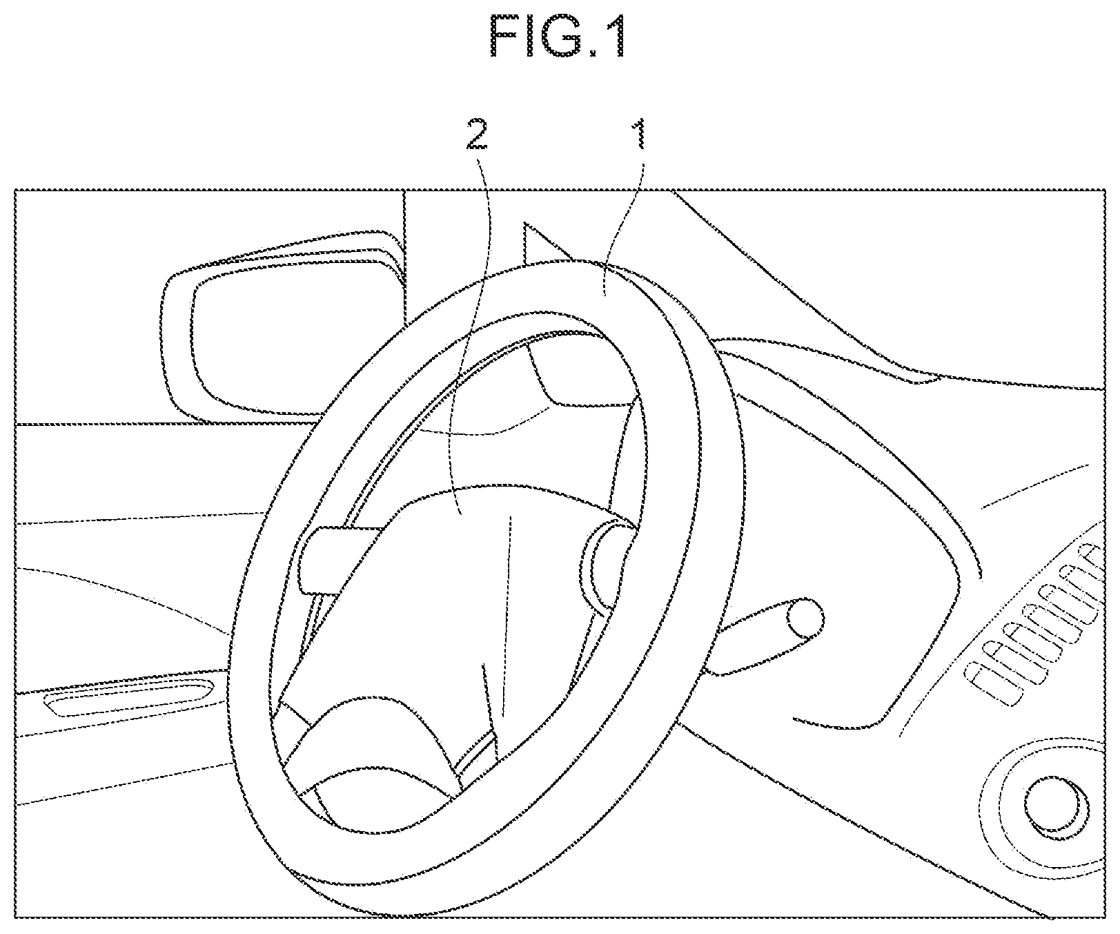Patent US11772699 — Quick attach steering wheel cover — Figure 1