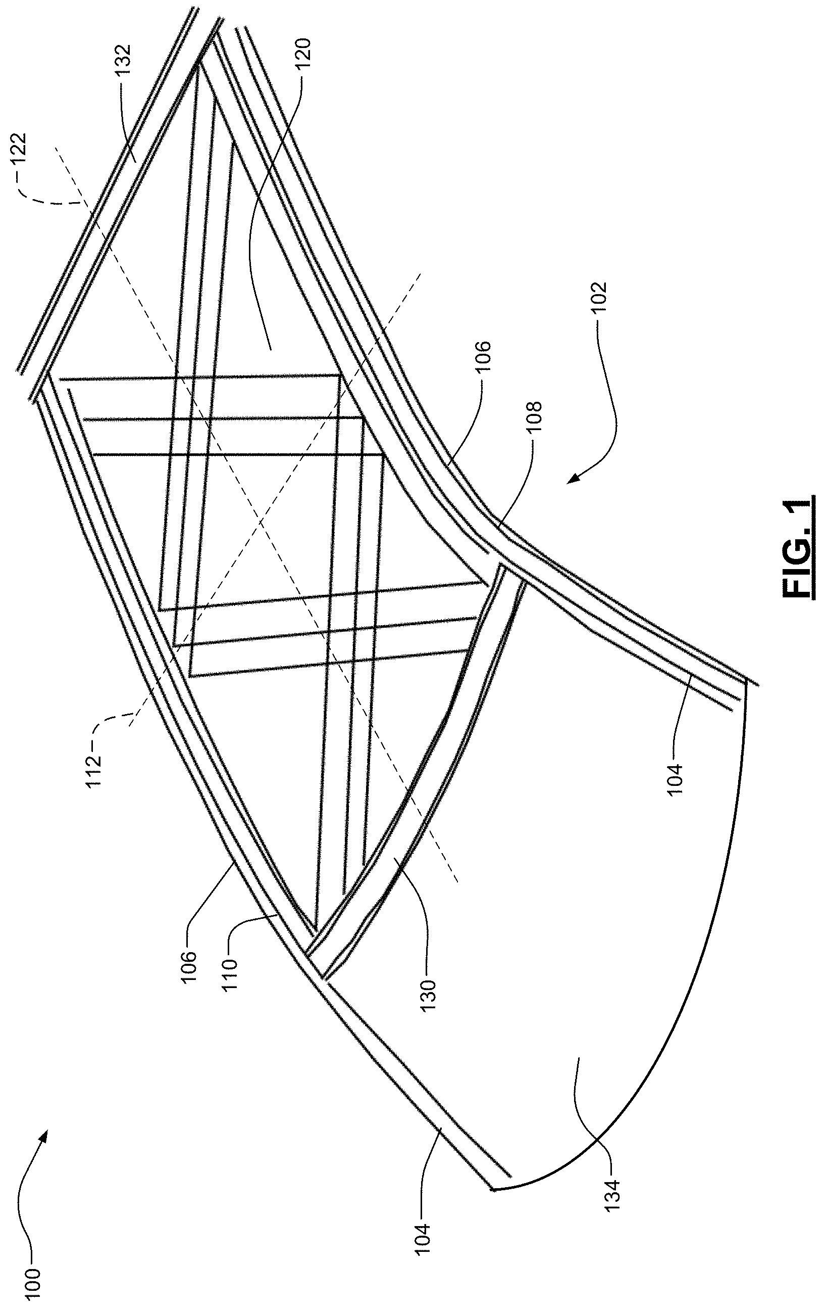 Patent US11772706 Figure 1 – Heated vehicle header