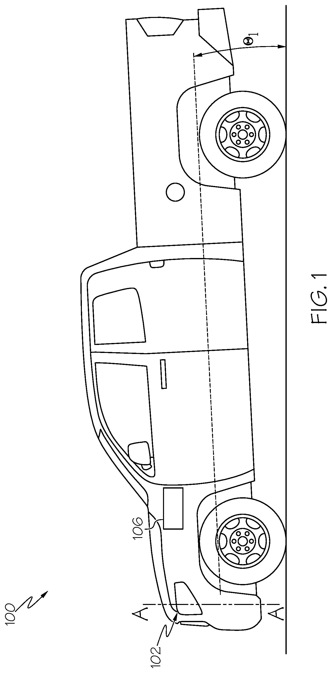 Patent US11772726 — Apparatus and methods for aligning headlamp assemblies — Figure 1