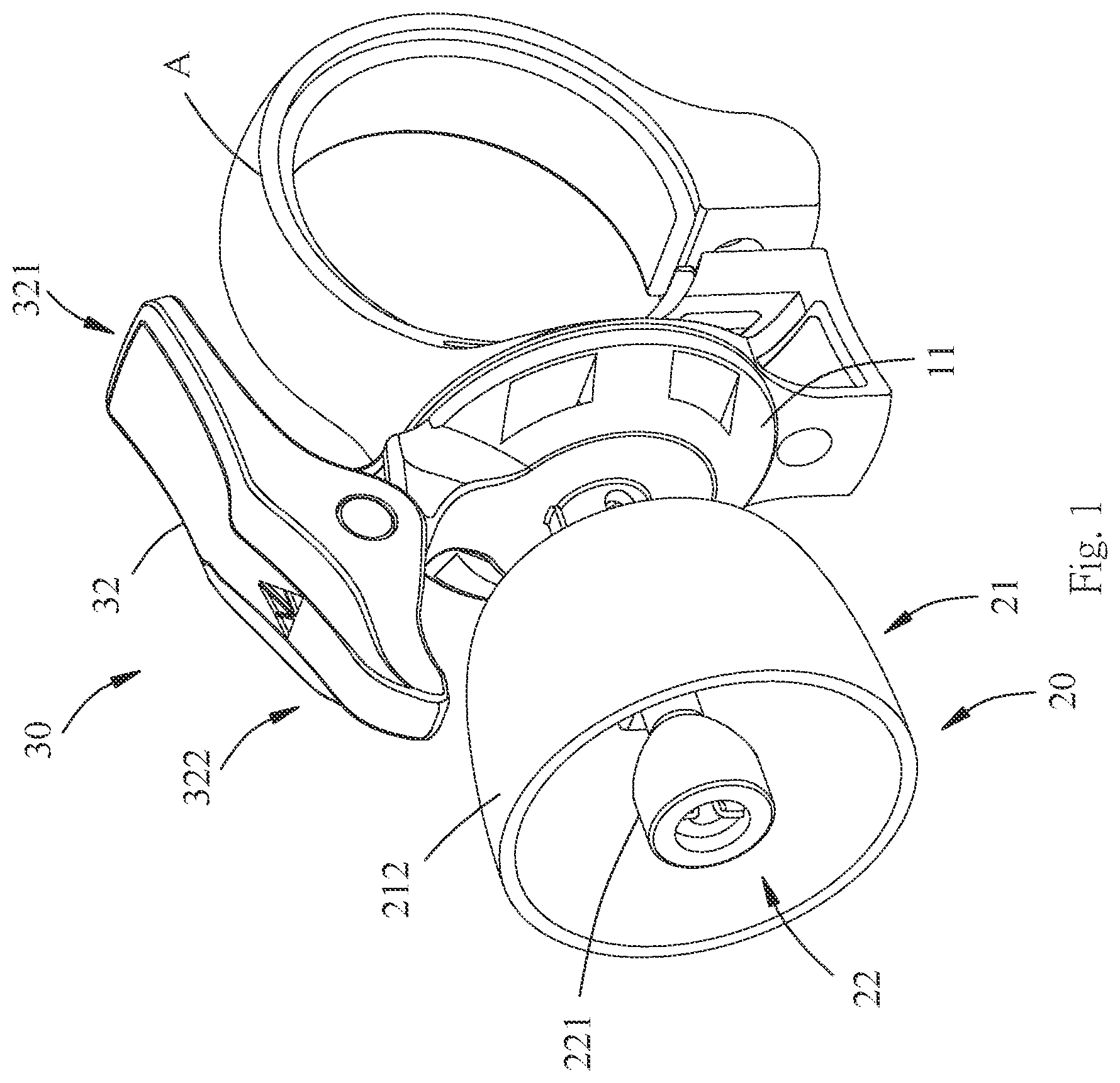 Patent US11772732 Figure 1 – Bicycle bell