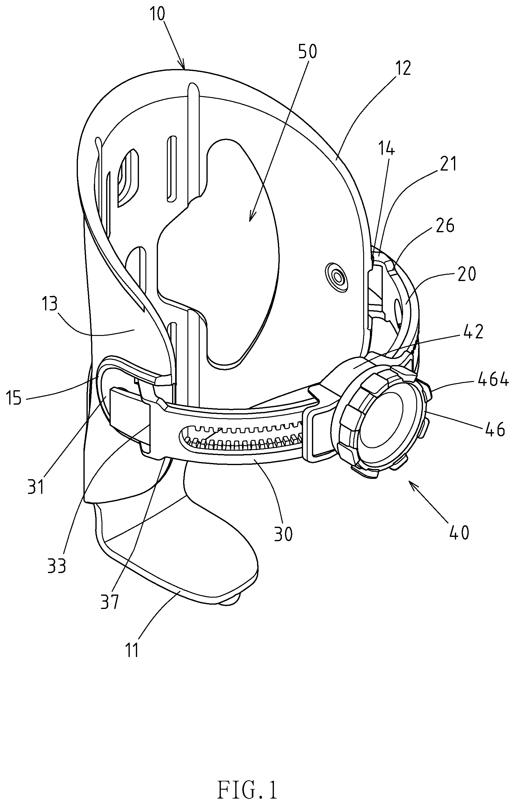 Patent US11772733 — Adjustable cage for various bottle sizes — Figure 1
