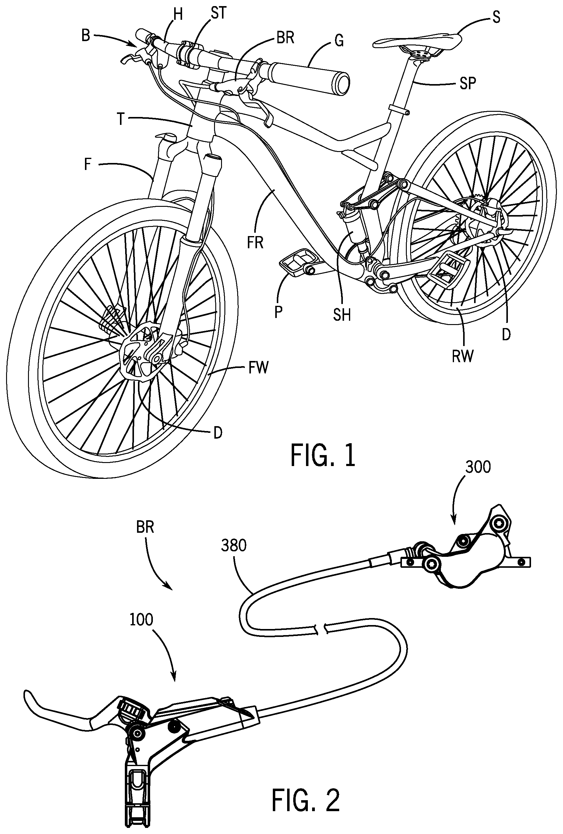 Patent US11772739 — Brake system — Figure 1