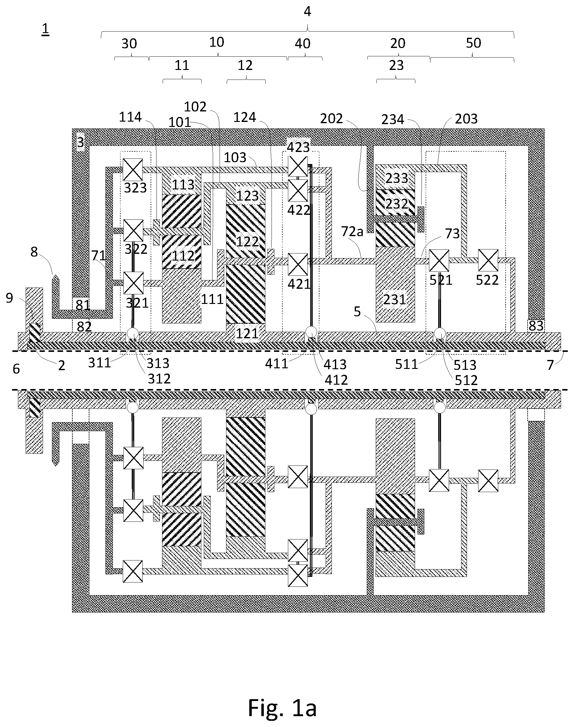 Patent US11772745 — Pedally propelled vehicle multi-speed gear system — Figure 1