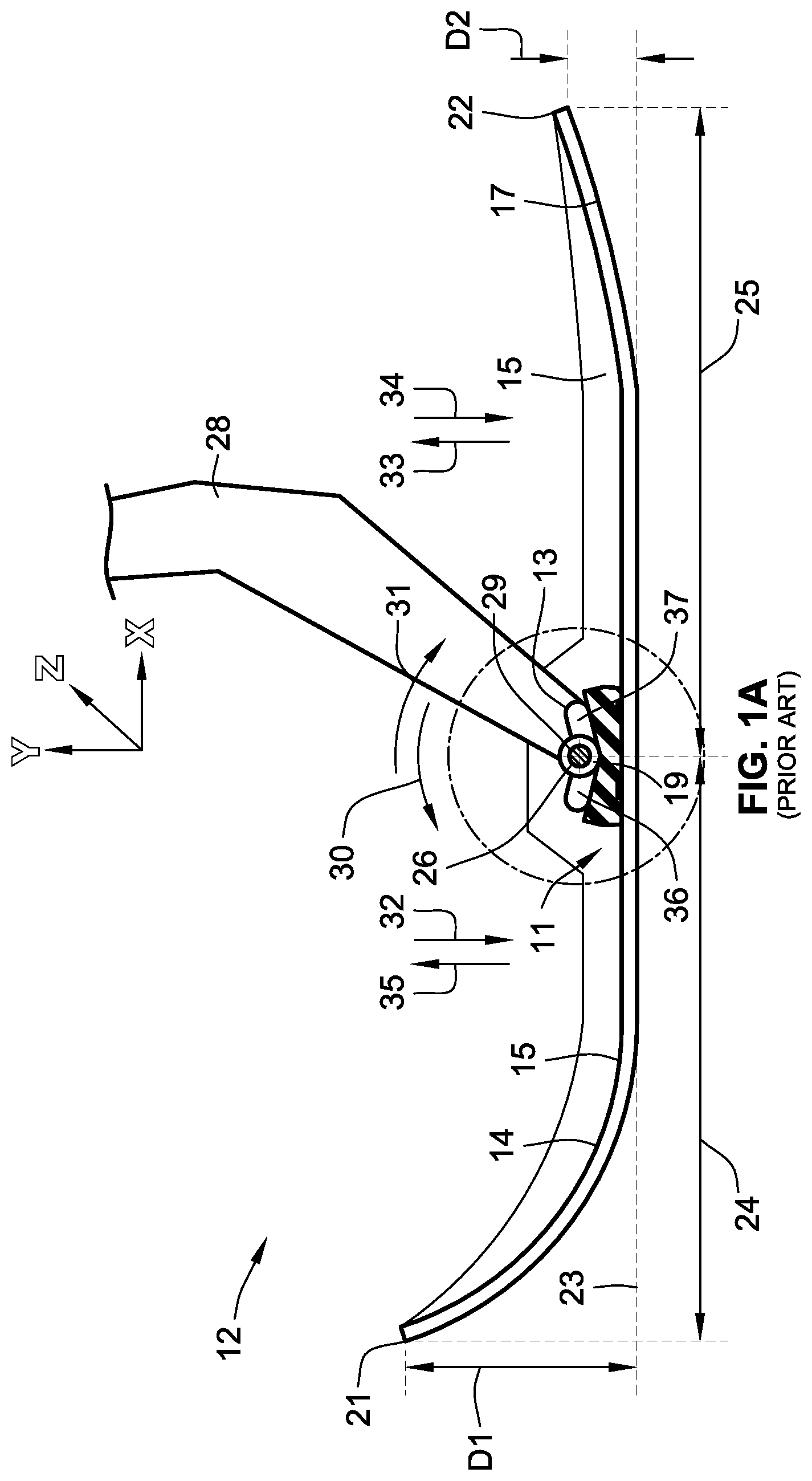 Patent US11772747 — Snowmobile ski bumper and methods for using same — Figure 1
