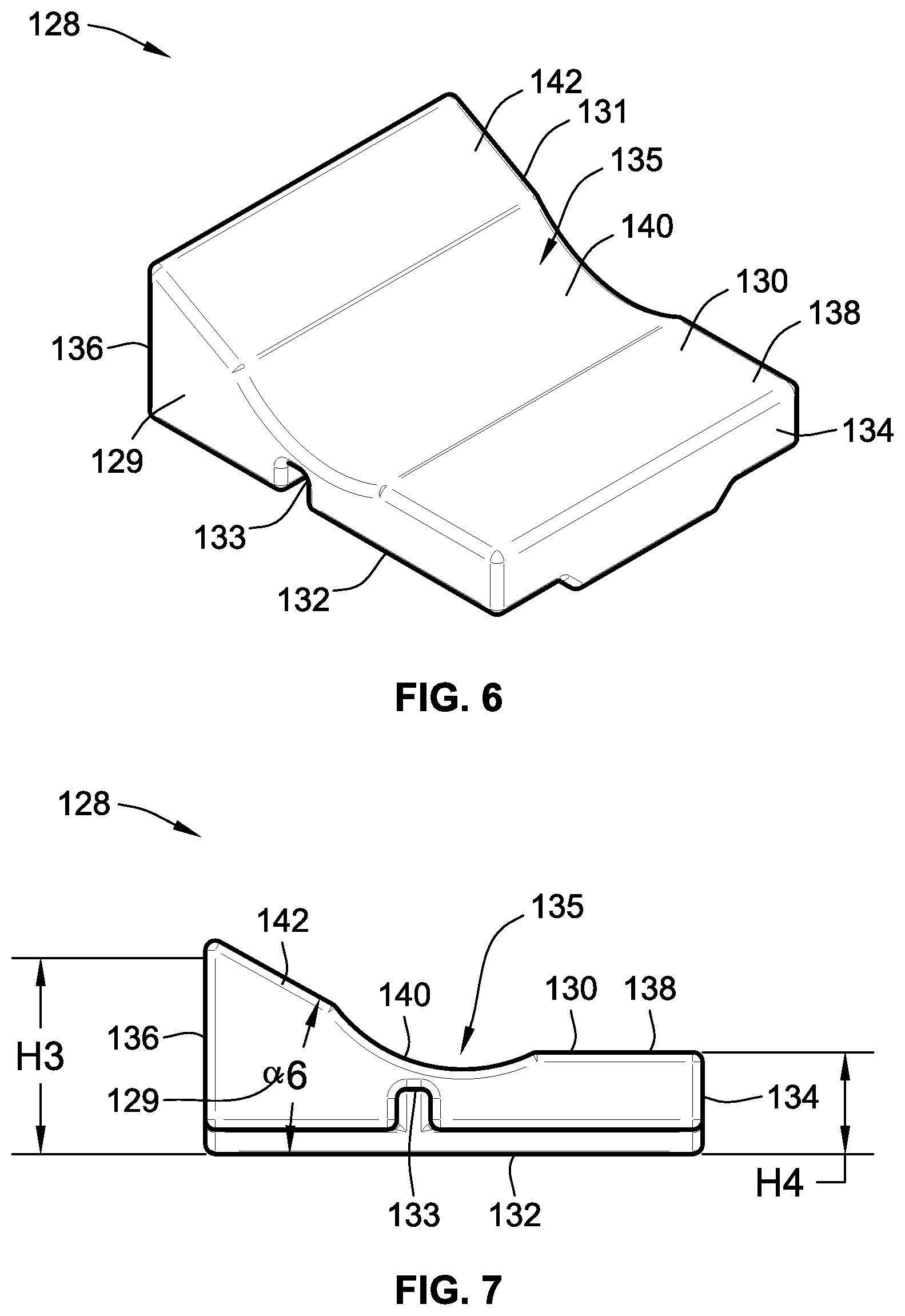 Patent US11772747 Figure 7 – Snowmobile ski bumper and methods for using same