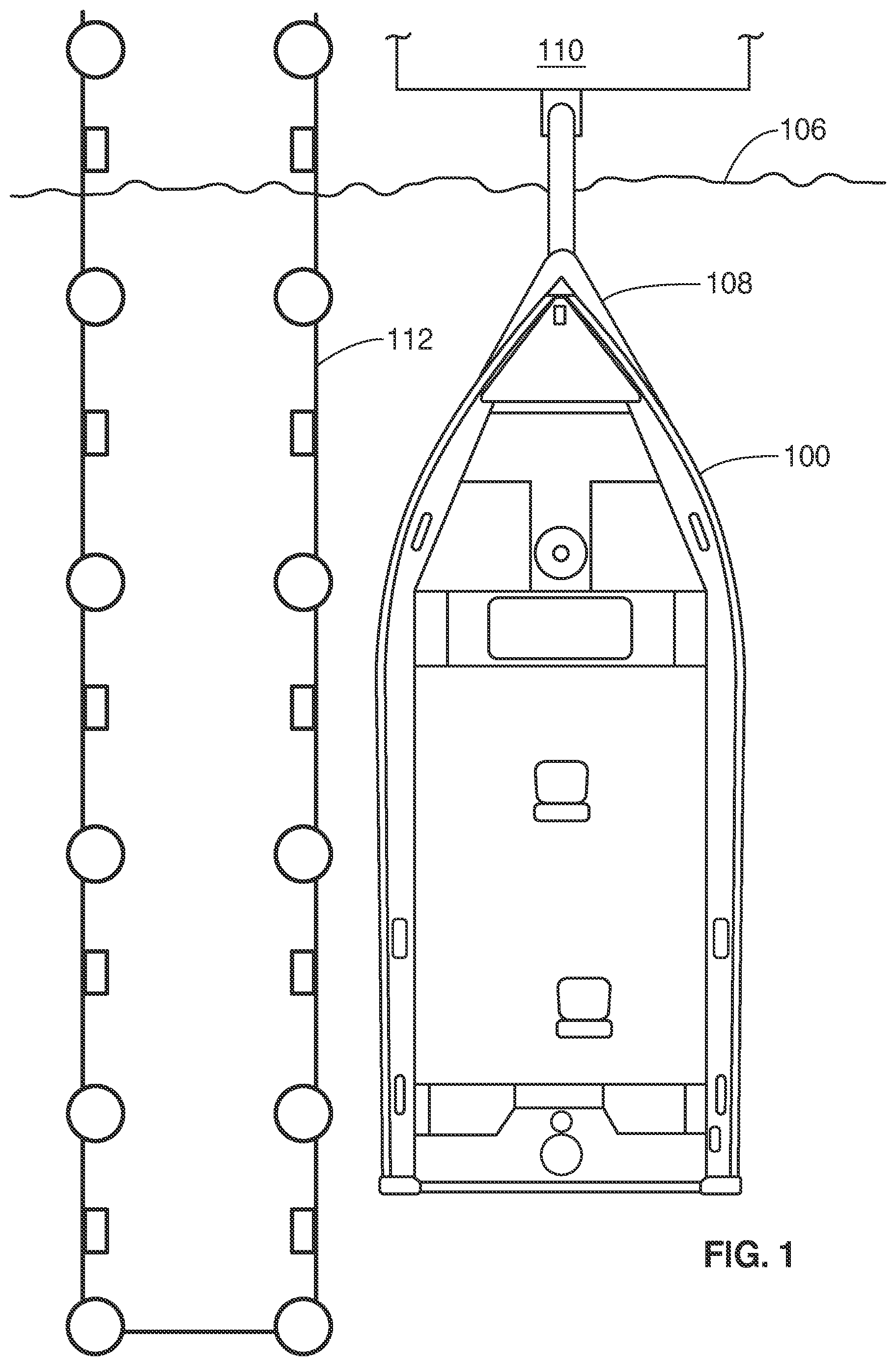 Patent US11772749 — Boat launching device — Figure 1